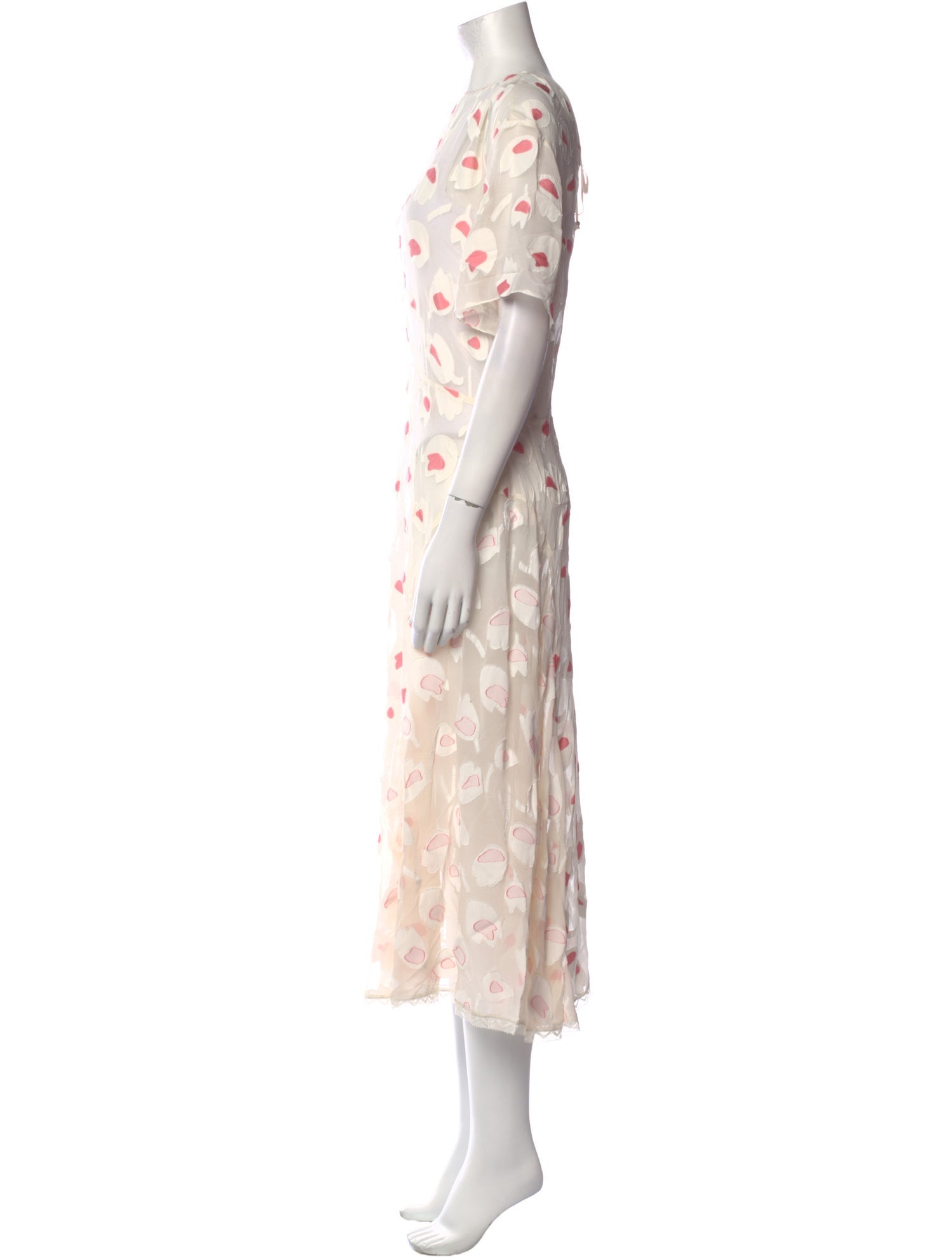 Nina Ricci Printed Midi Length Dress w/ Tags