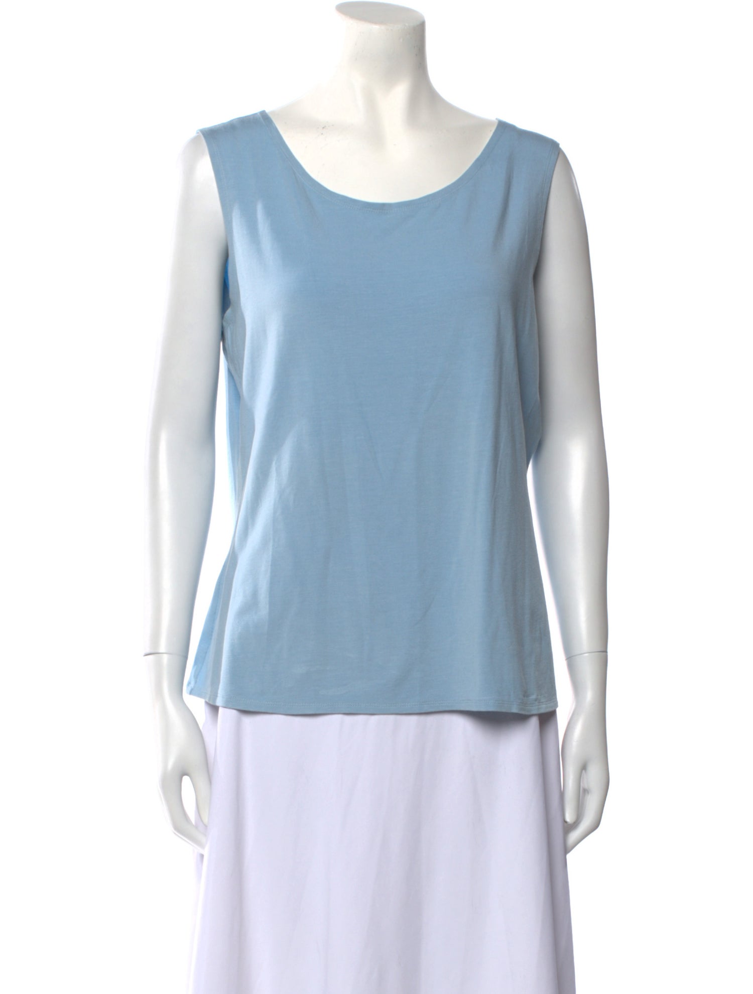 Nina Ricci Silk Scoop Neck Top