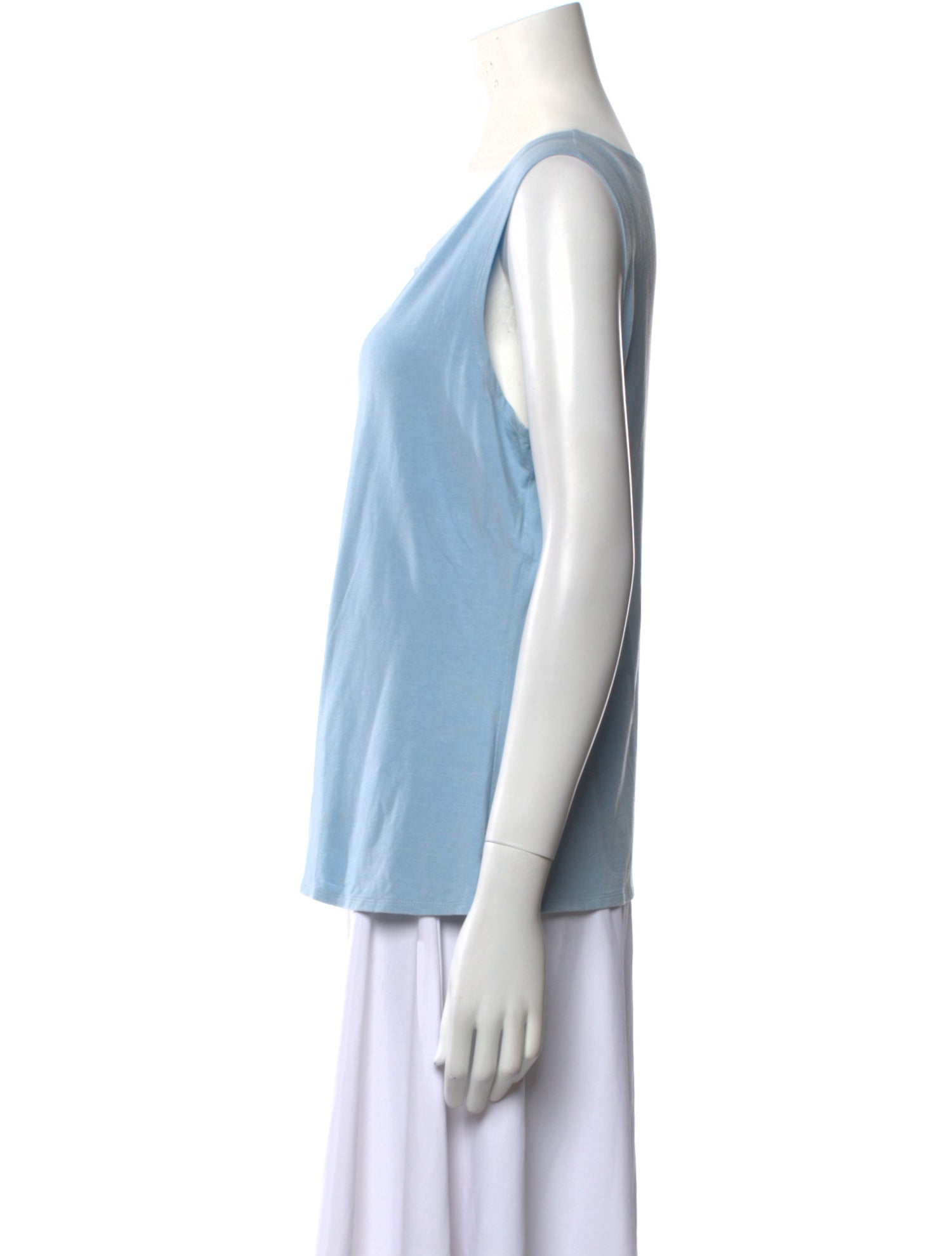 Nina Ricci Silk Scoop Neck Top