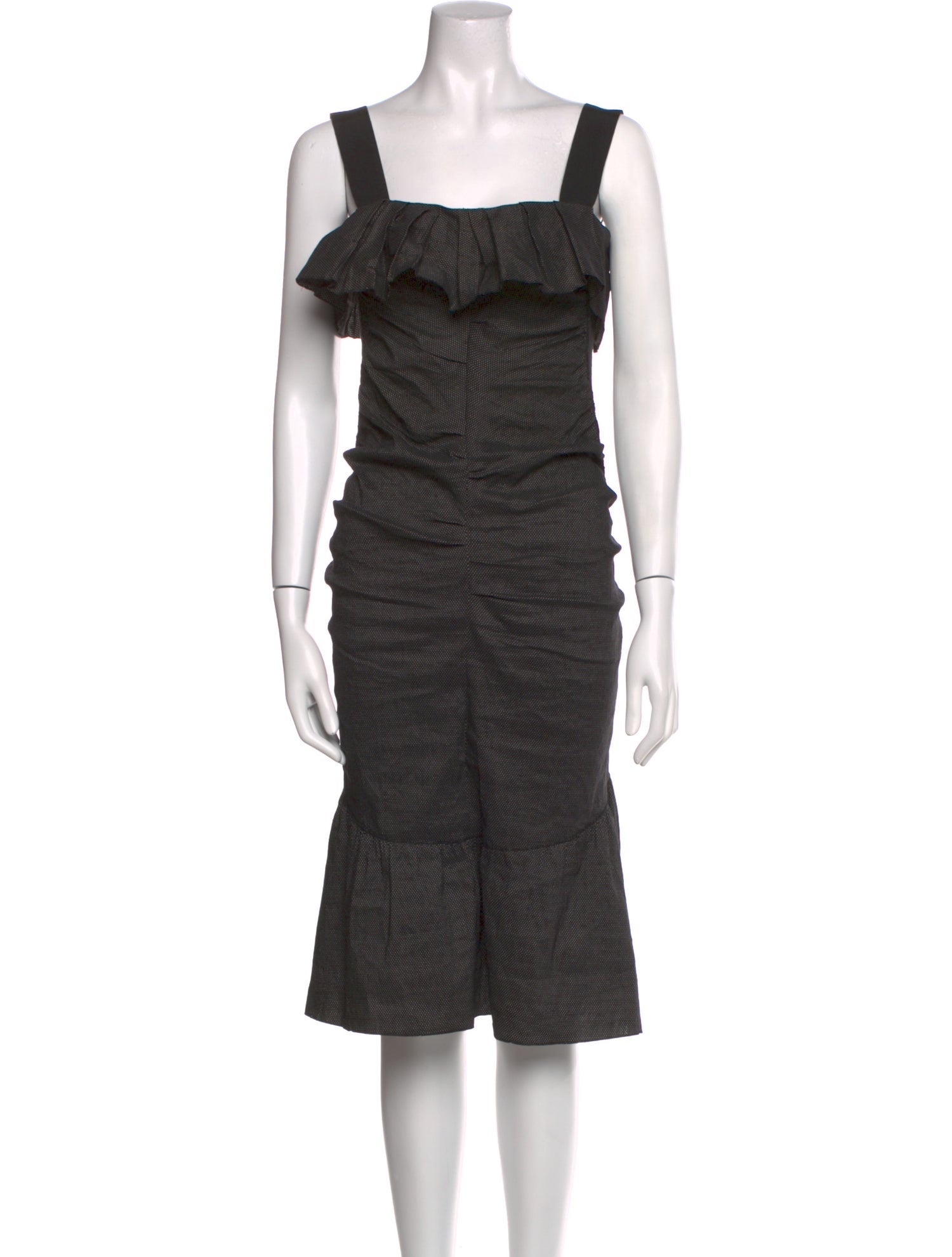 Nina Ricci Linen Midi Length Dress