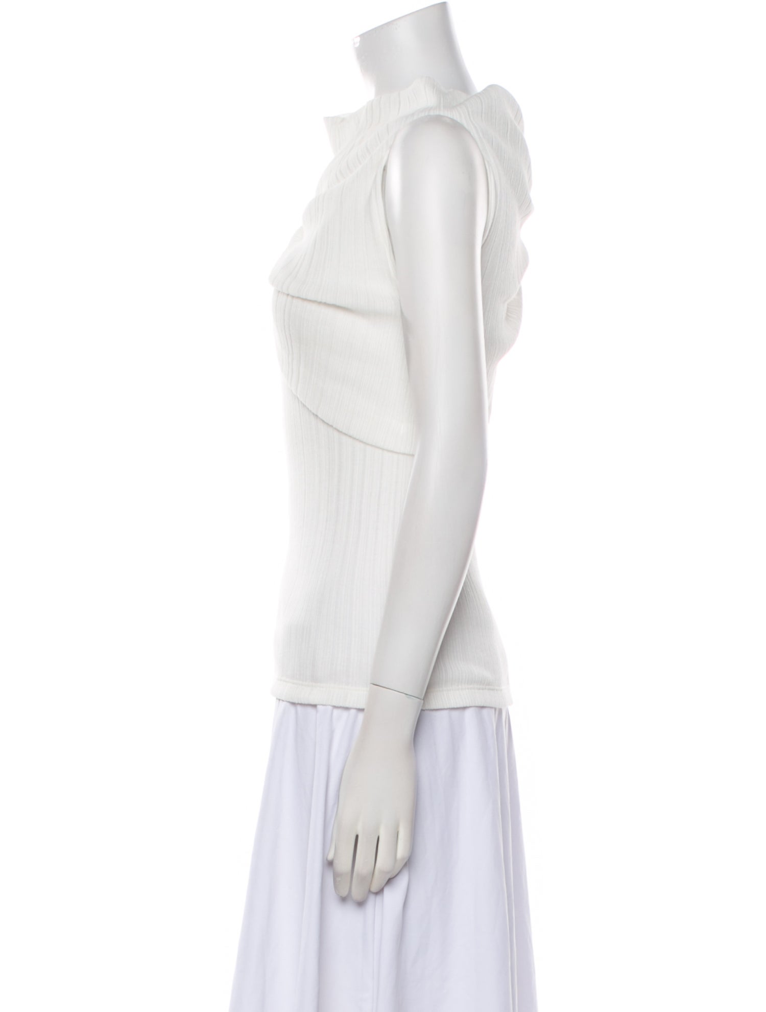 Nina Ricci Cowl Neck Sleeveless Top