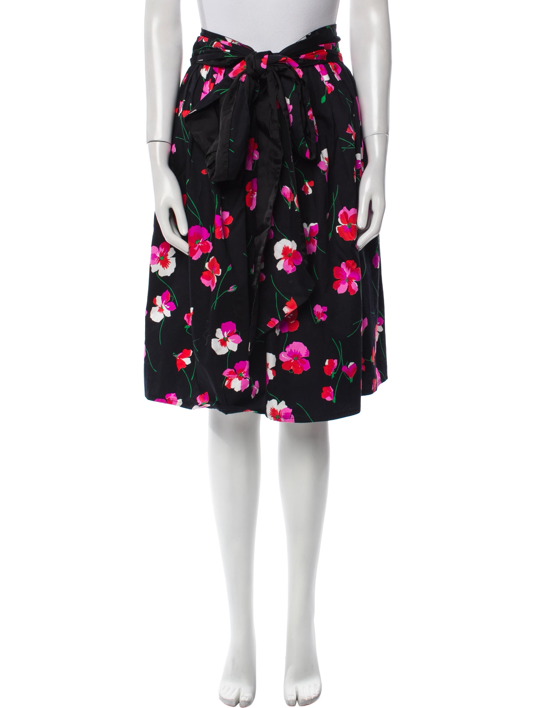 Nina Ricci Vintage Floral Print Skirt Suit