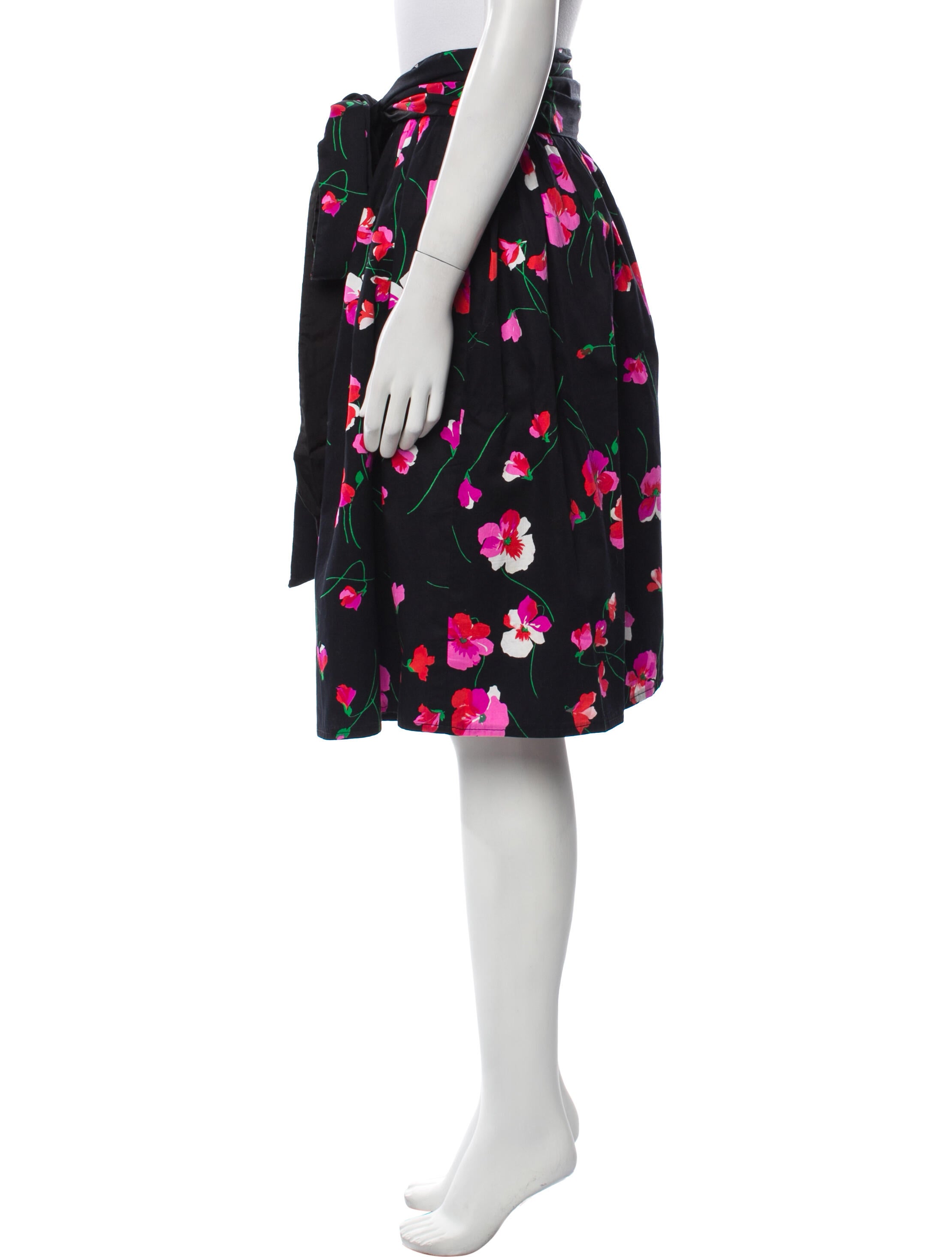 Nina Ricci Vintage Floral Print Skirt Suit