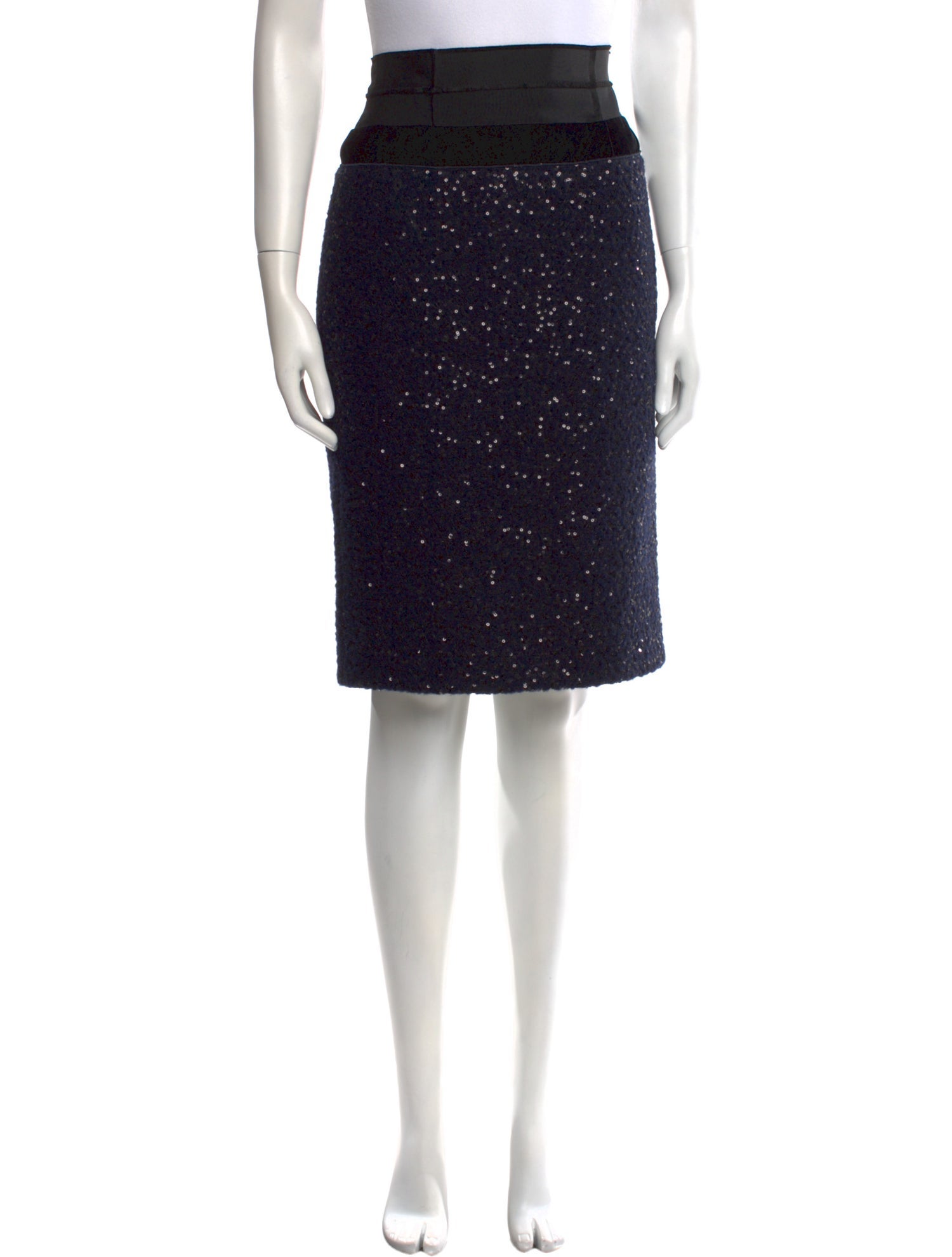 Nina Ricci Wool Knee-Length Skirt