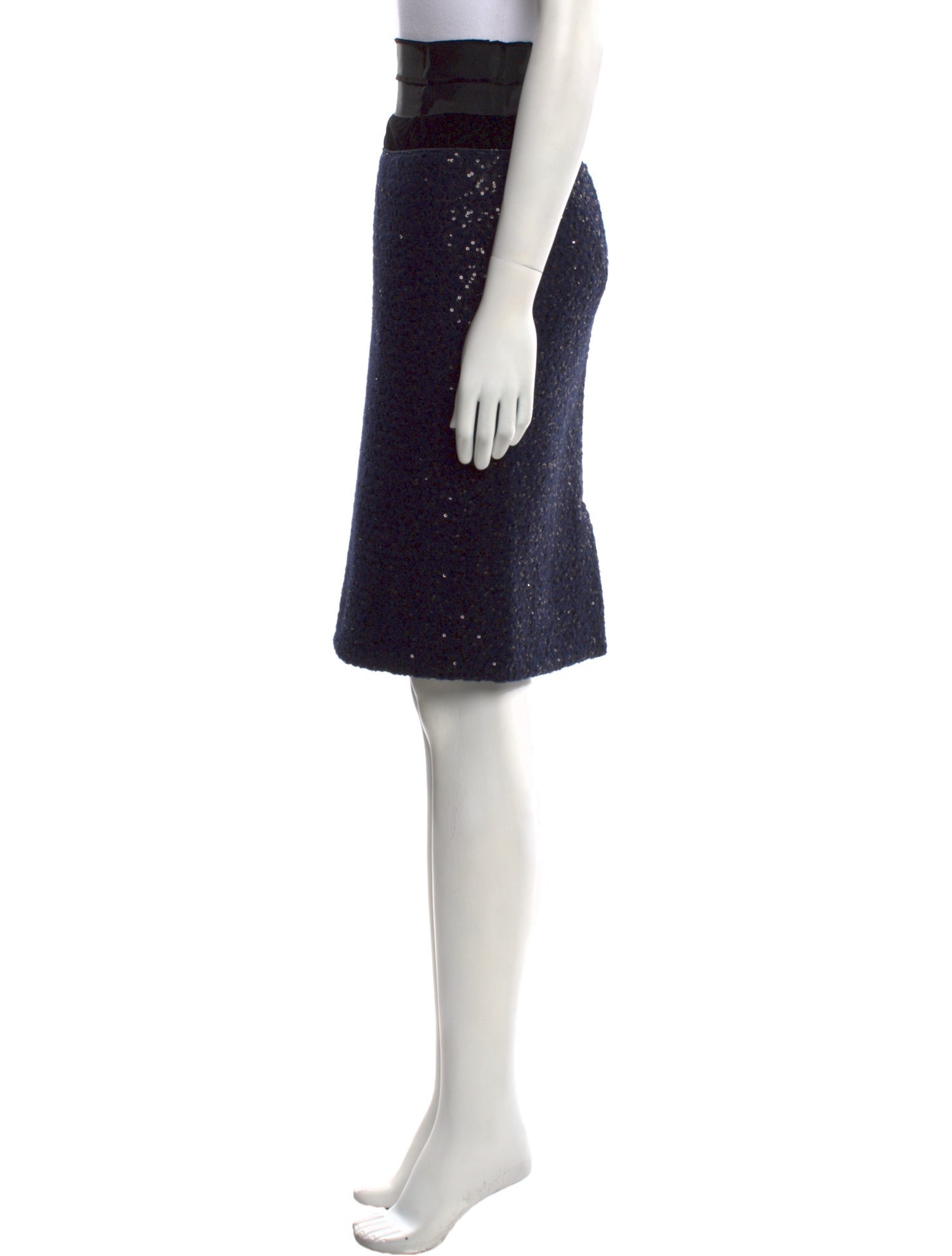 Nina Ricci Wool Knee-Length Skirt