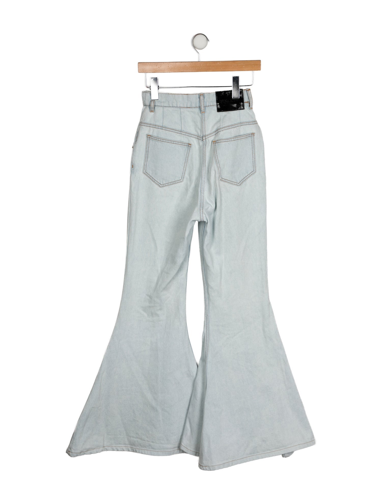 Nina Ricci High-Rise Wide Leg Jeans