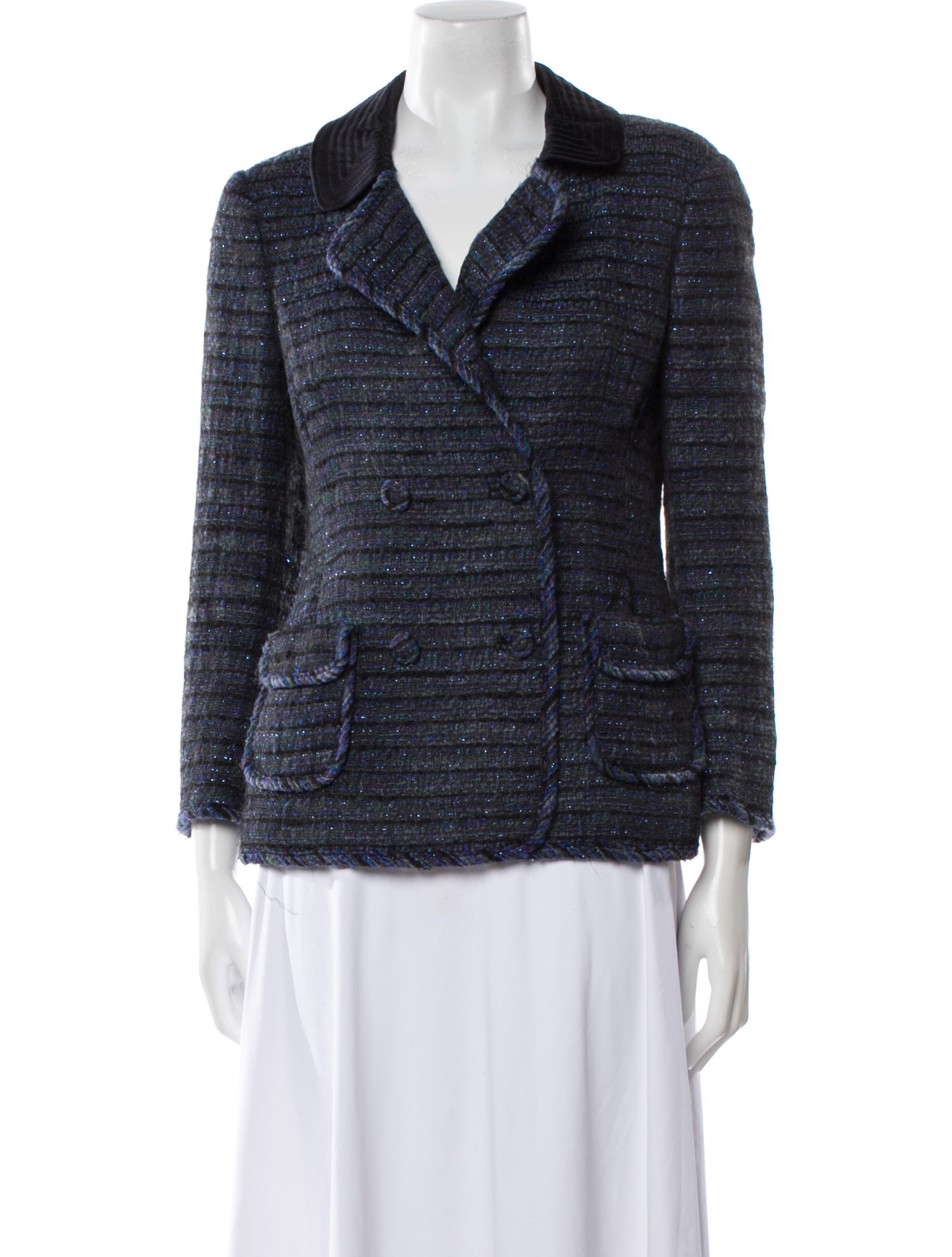 Nina Ricci Tweed Pattern Blazer