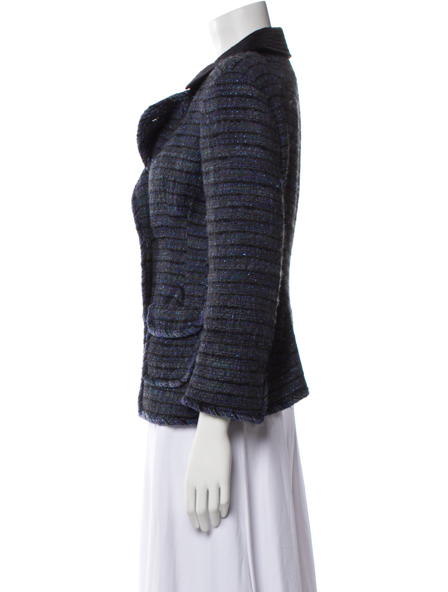 Nina Ricci Tweed Pattern Blazer