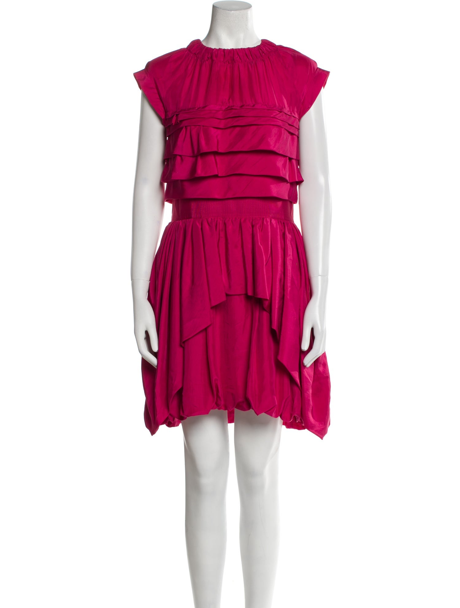 Nina Ricci Silk Knee-Length Dress