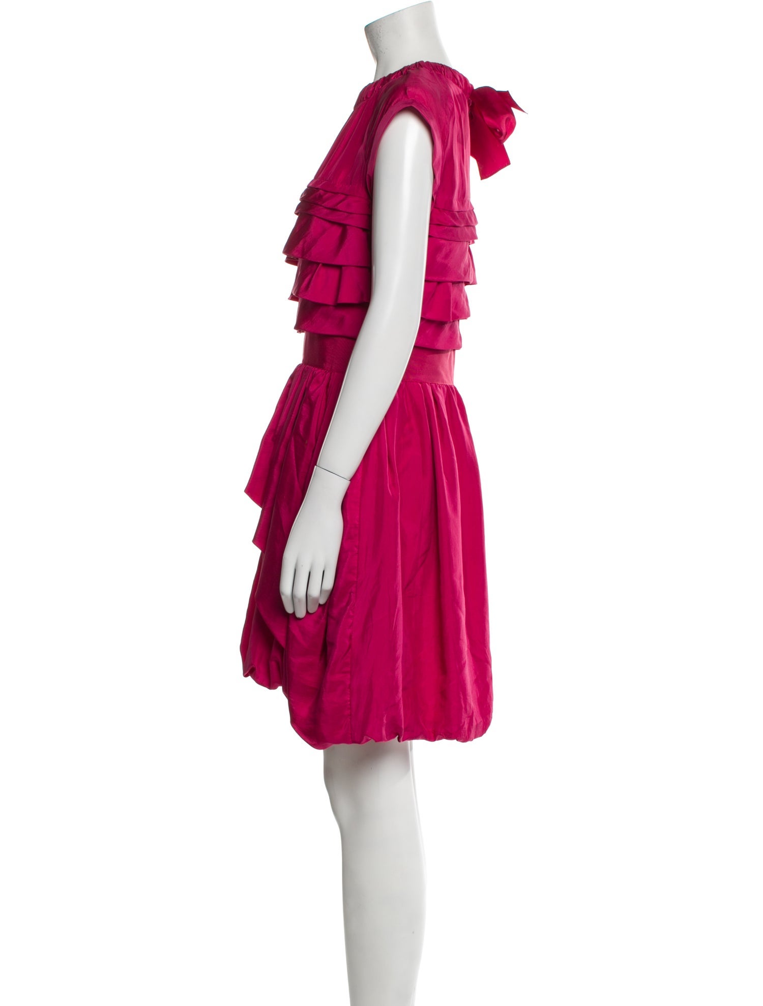 Nina Ricci Silk Knee-Length Dress