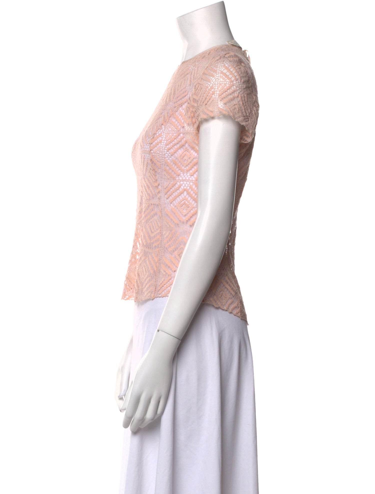 Nina Ricci Wool Patterned Top