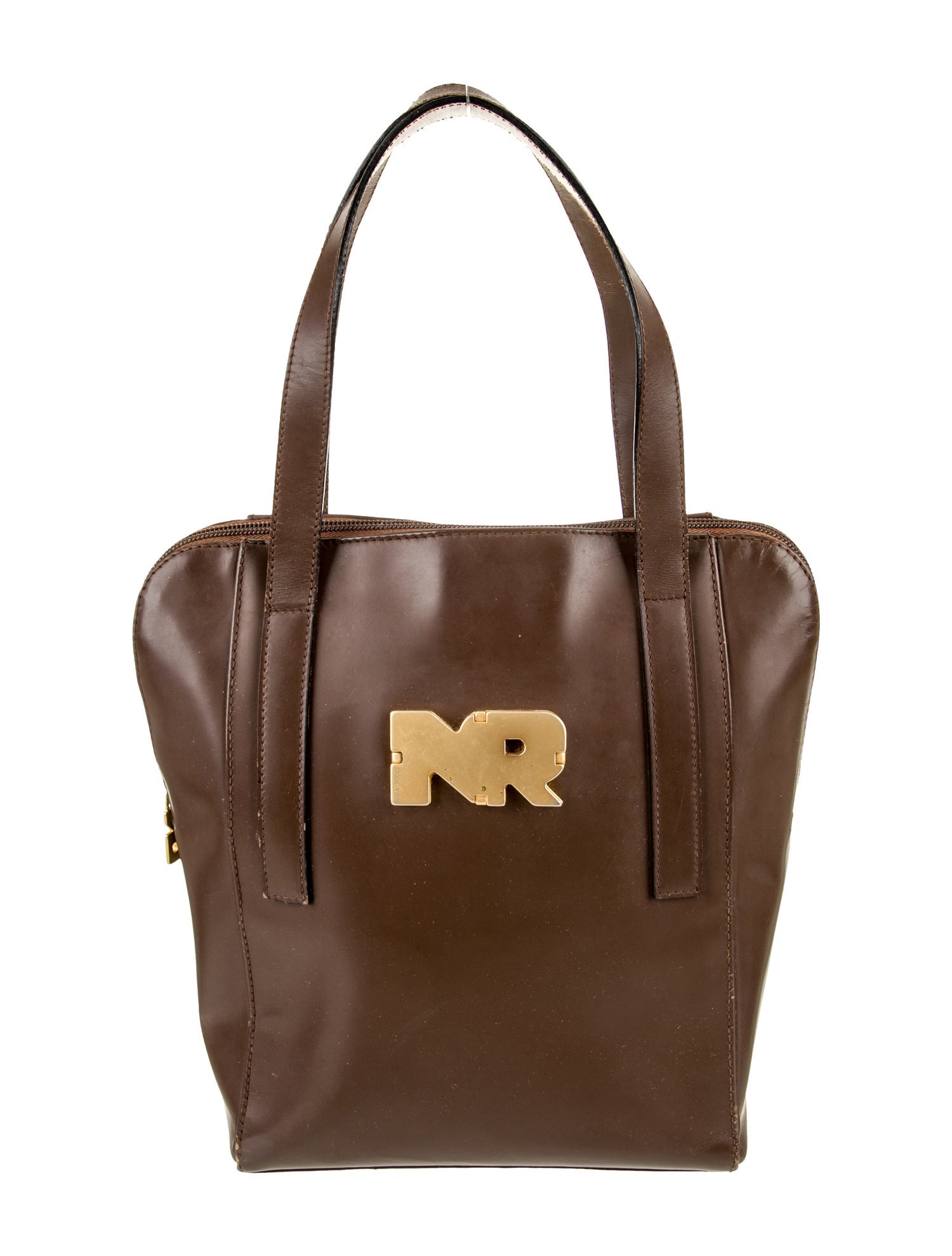 Nina Ricci Leather Top Handle Bag Vintage