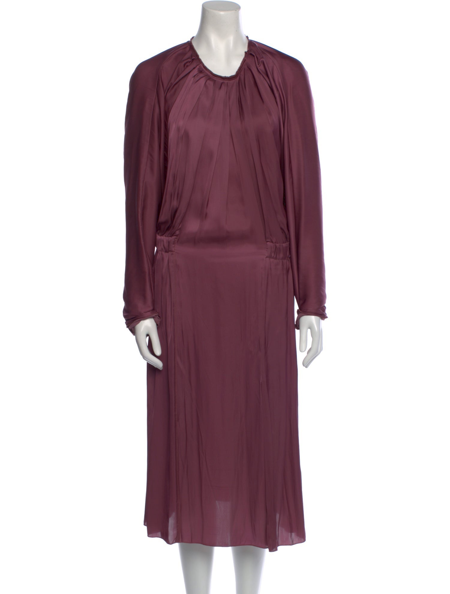 Nina Ricci Crew Neck Midi Length Dress