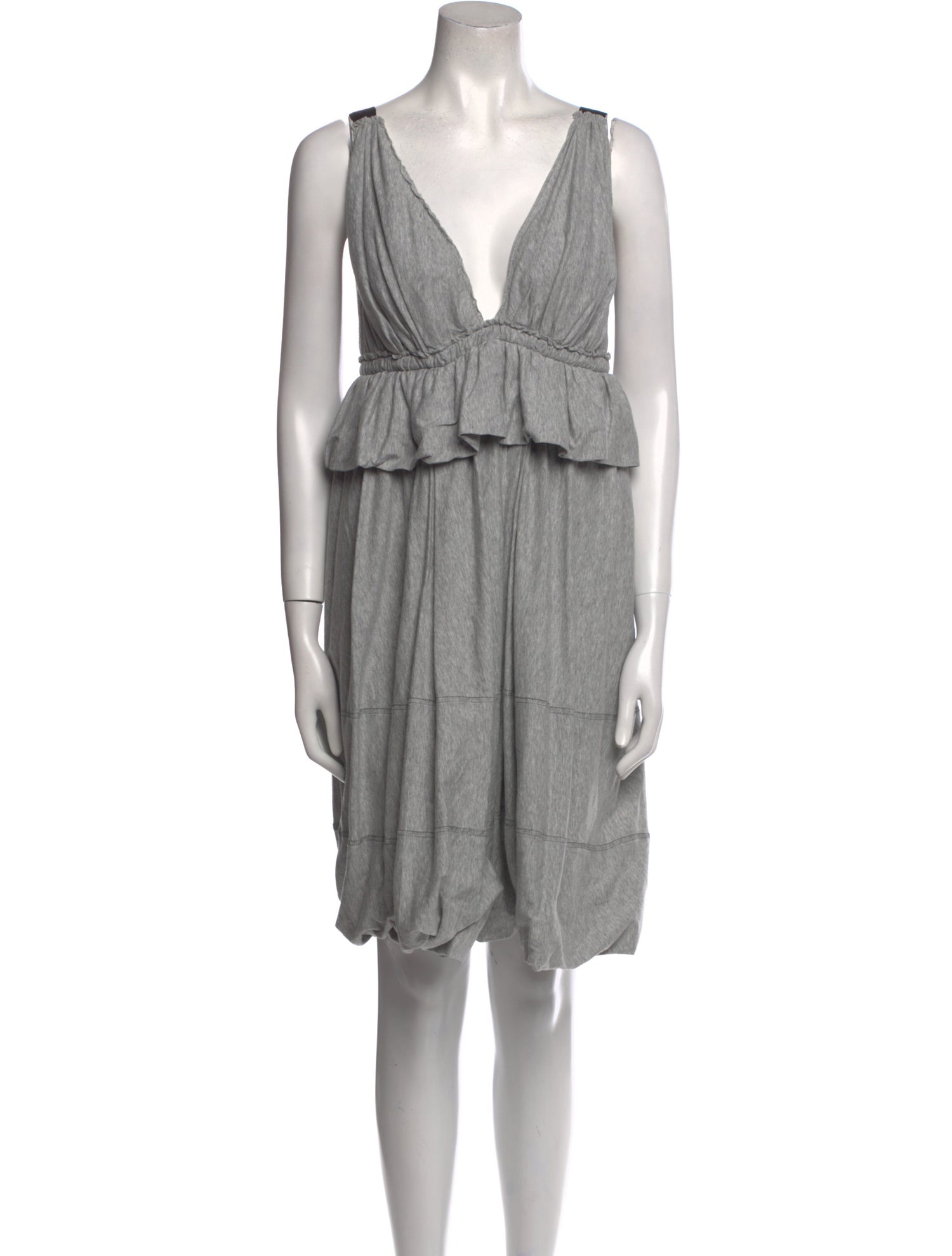 Nina Ricci V-Neck Mini Dress