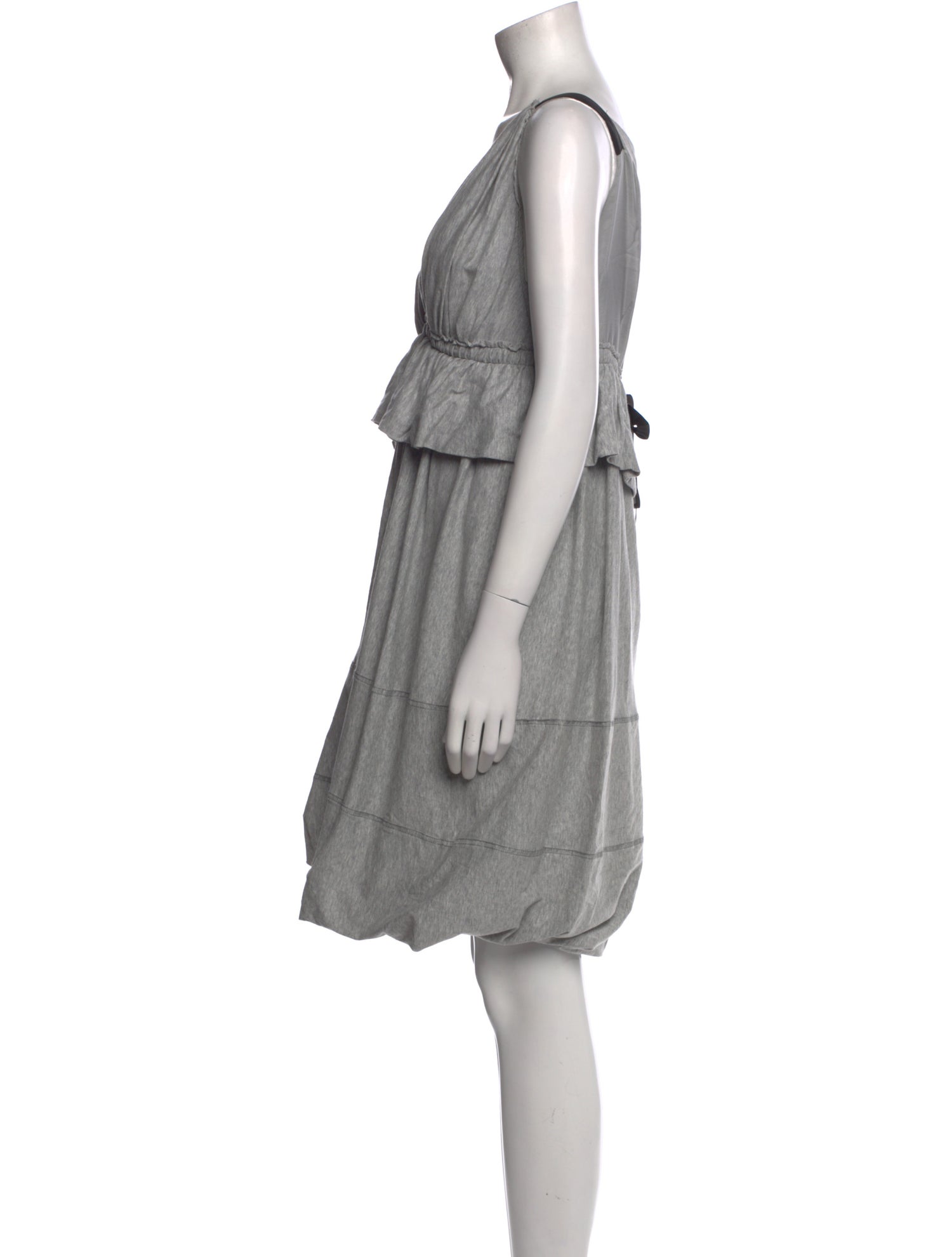 Nina Ricci V-Neck Mini Dress