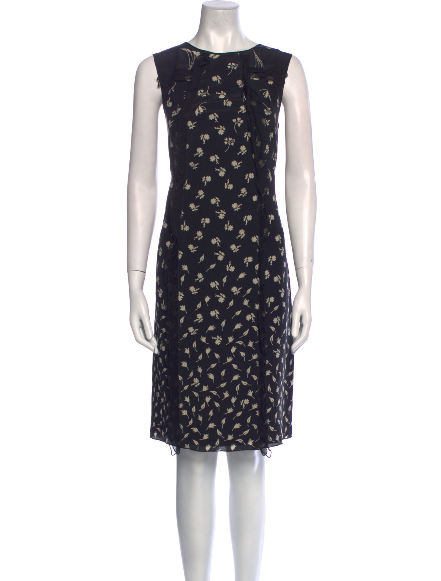 Nina Ricci Silk Knee-Length Dress
