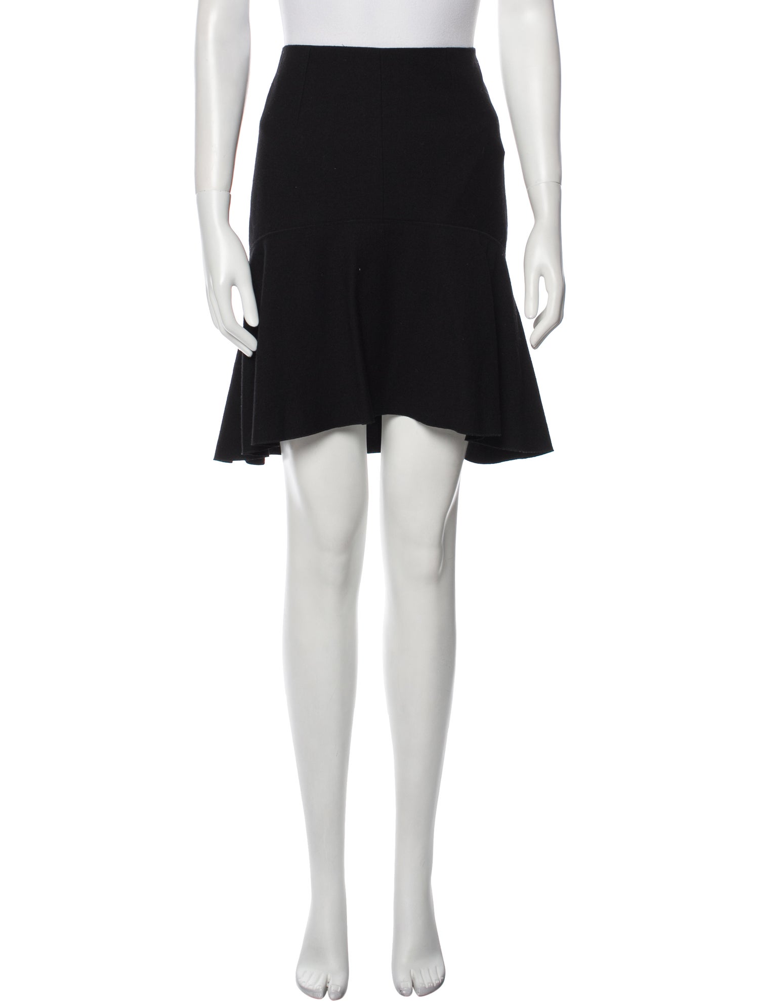 Nina Ricci Virgin Wool Knee-Length Skirt
