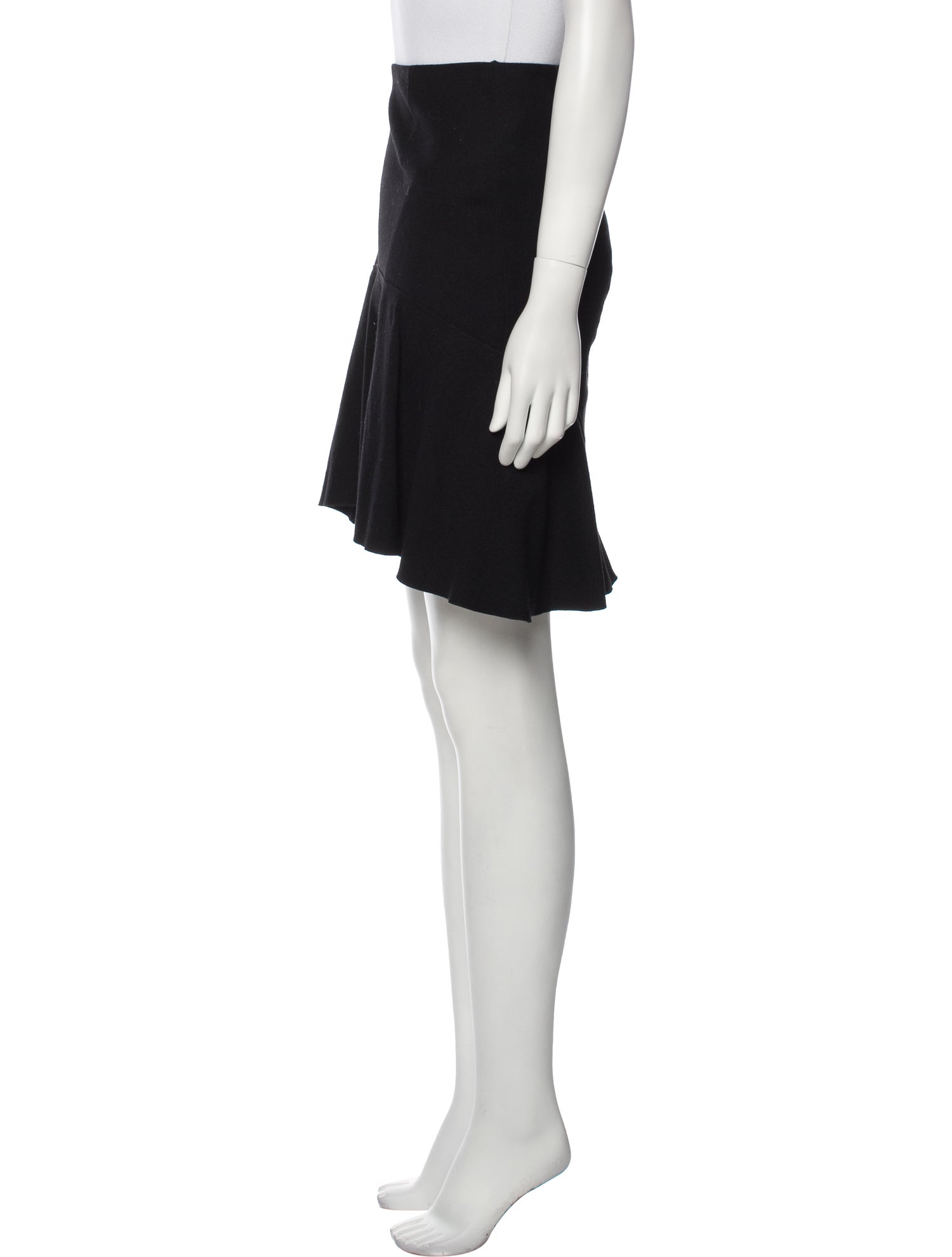 Nina Ricci Virgin Wool Knee-Length Skirt