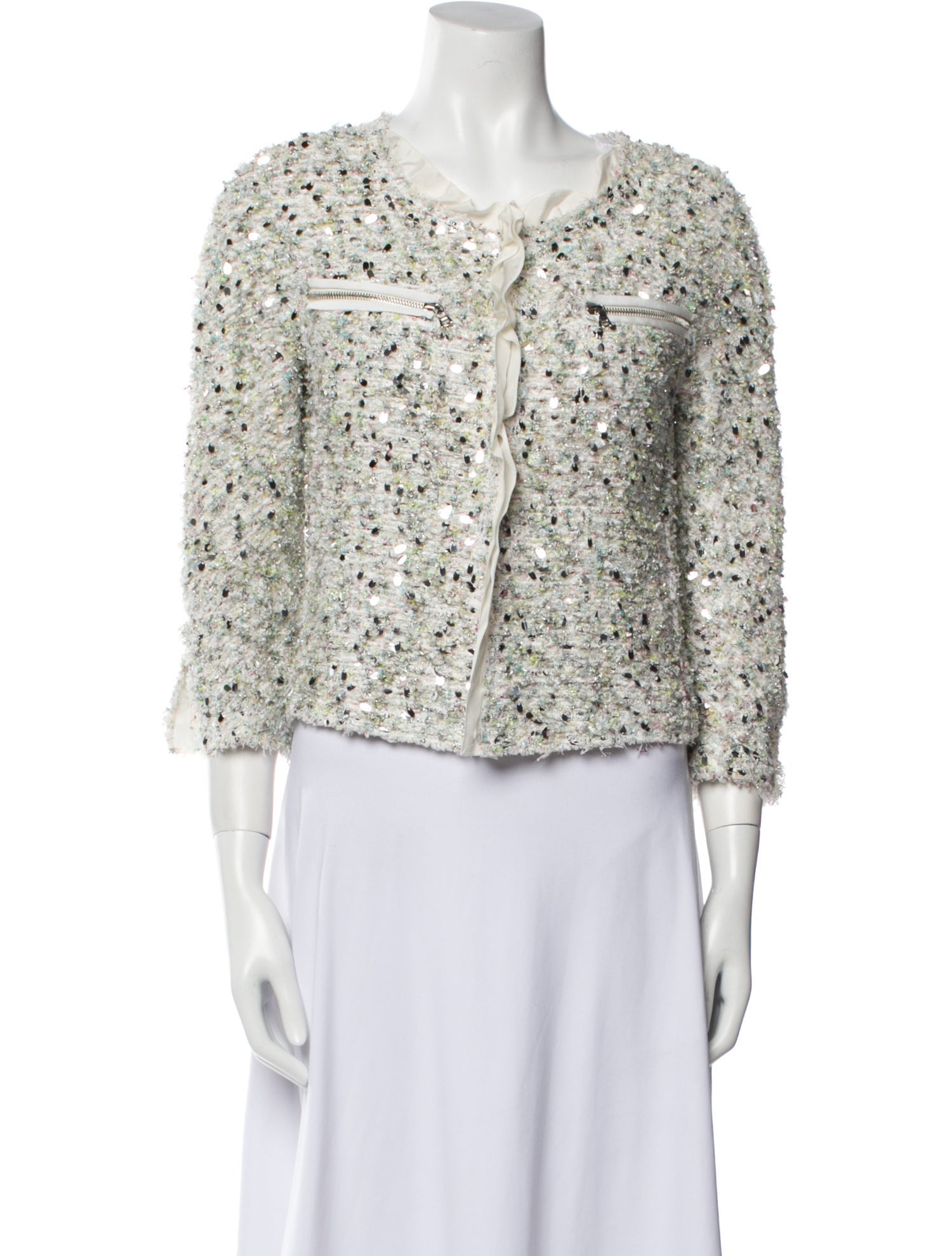 Nina Ricci Tweed Pattern Evening Jacket