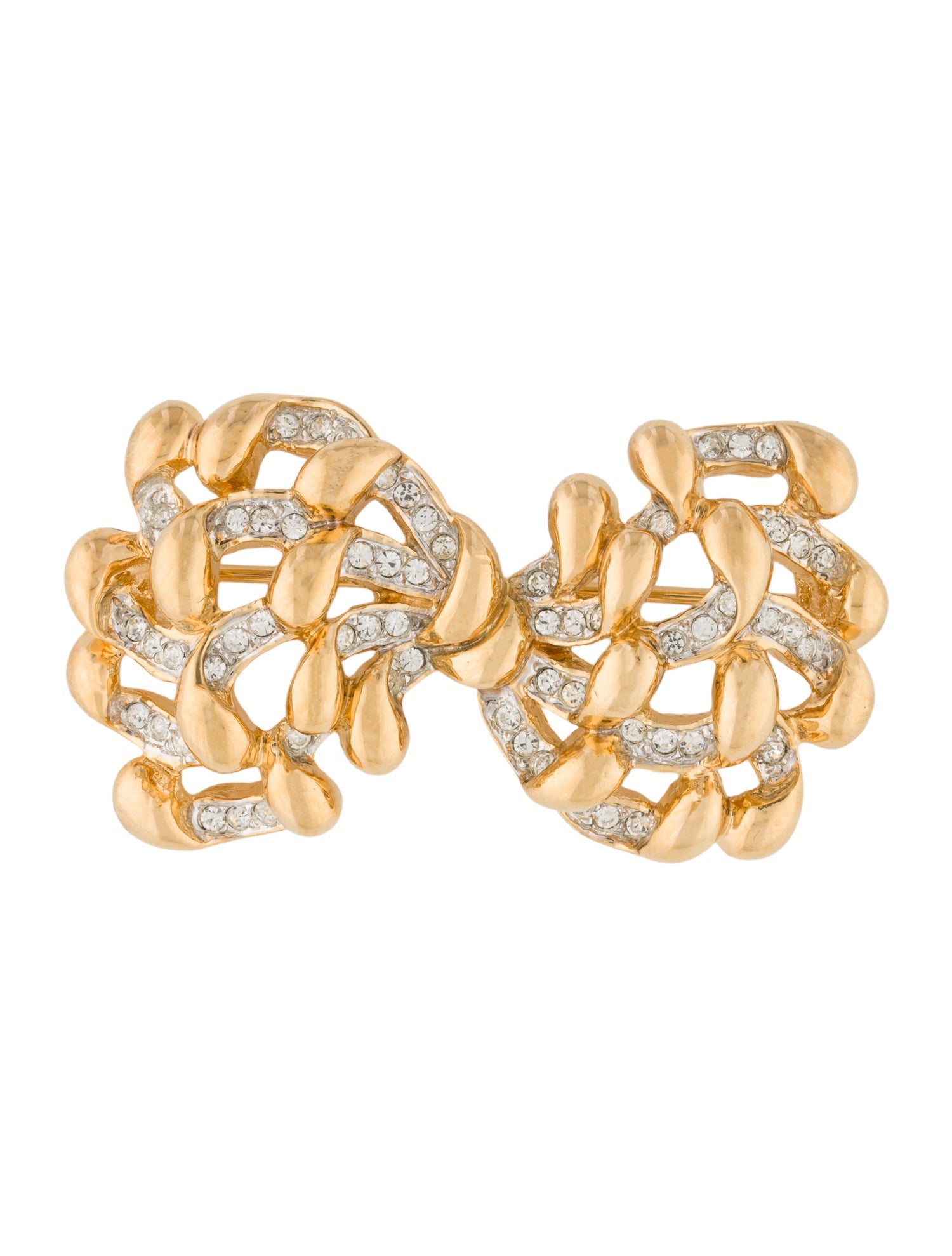 Nina Ricci Crystal Pin Brooch