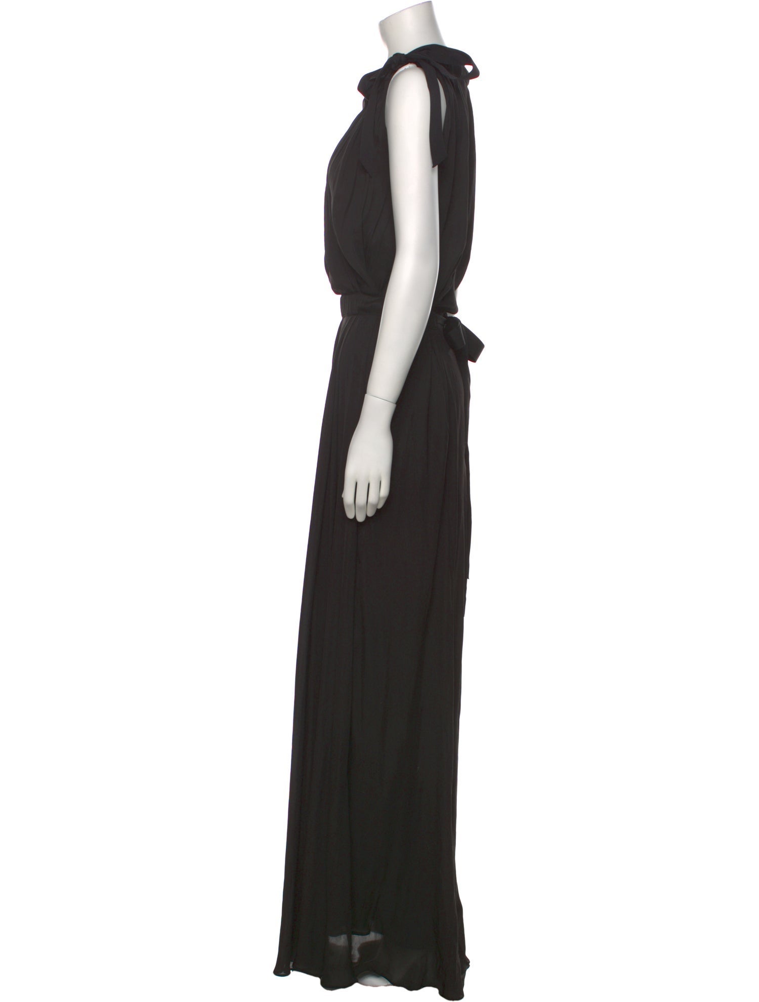 Nina Ricci Bateau Neckline Long Dress