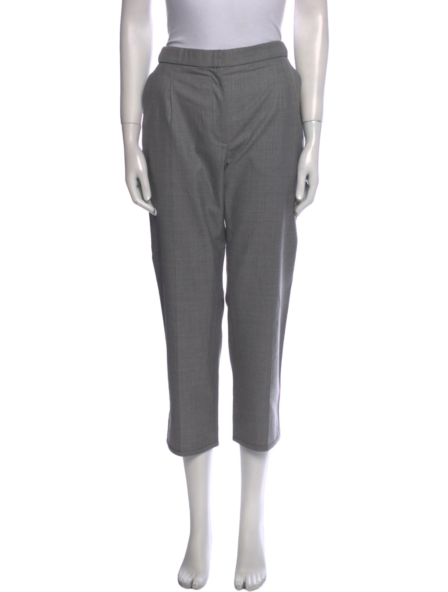 Nina Ricci Virgin Wool Straight Leg Pants