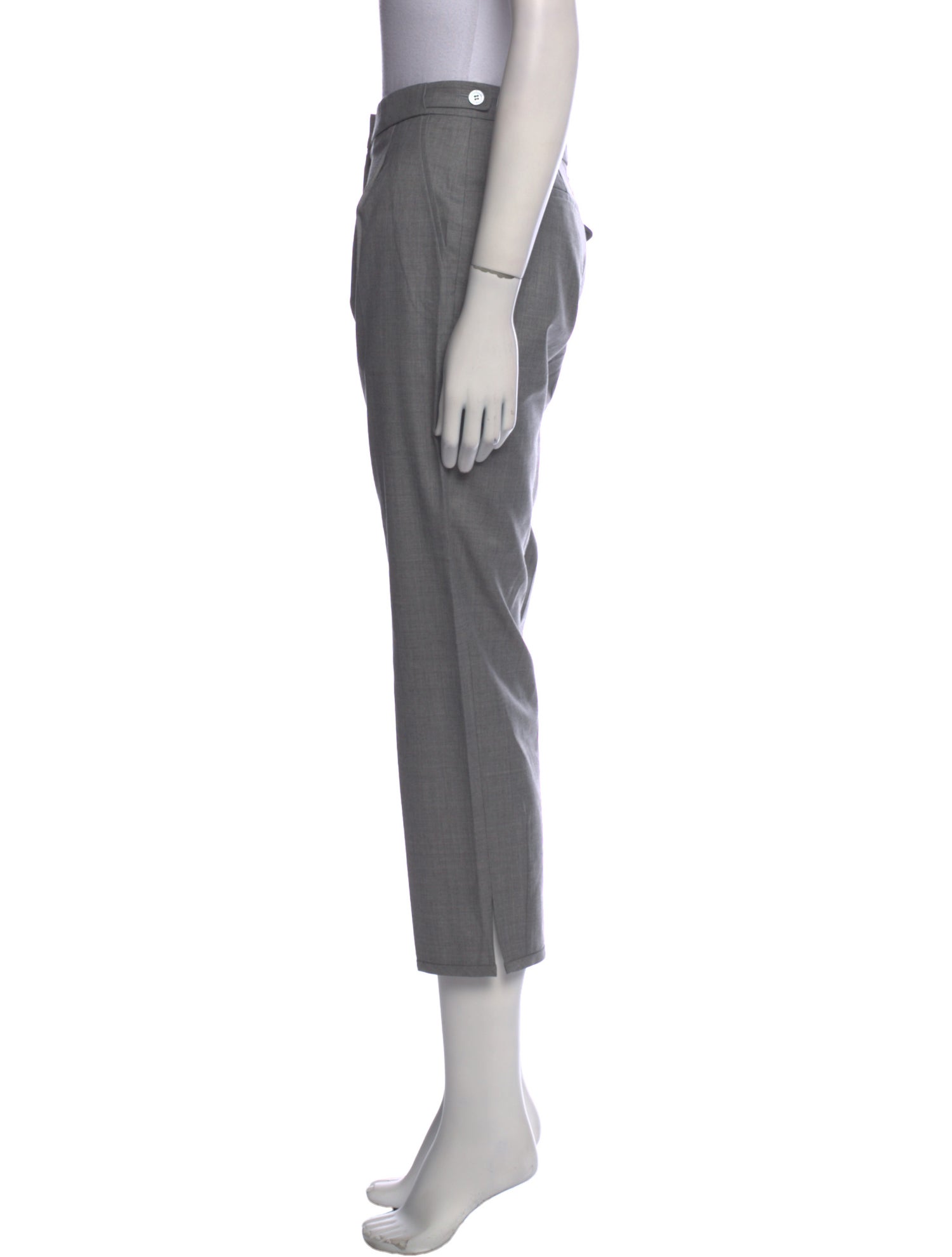 Nina Ricci Virgin Wool Straight Leg Pants