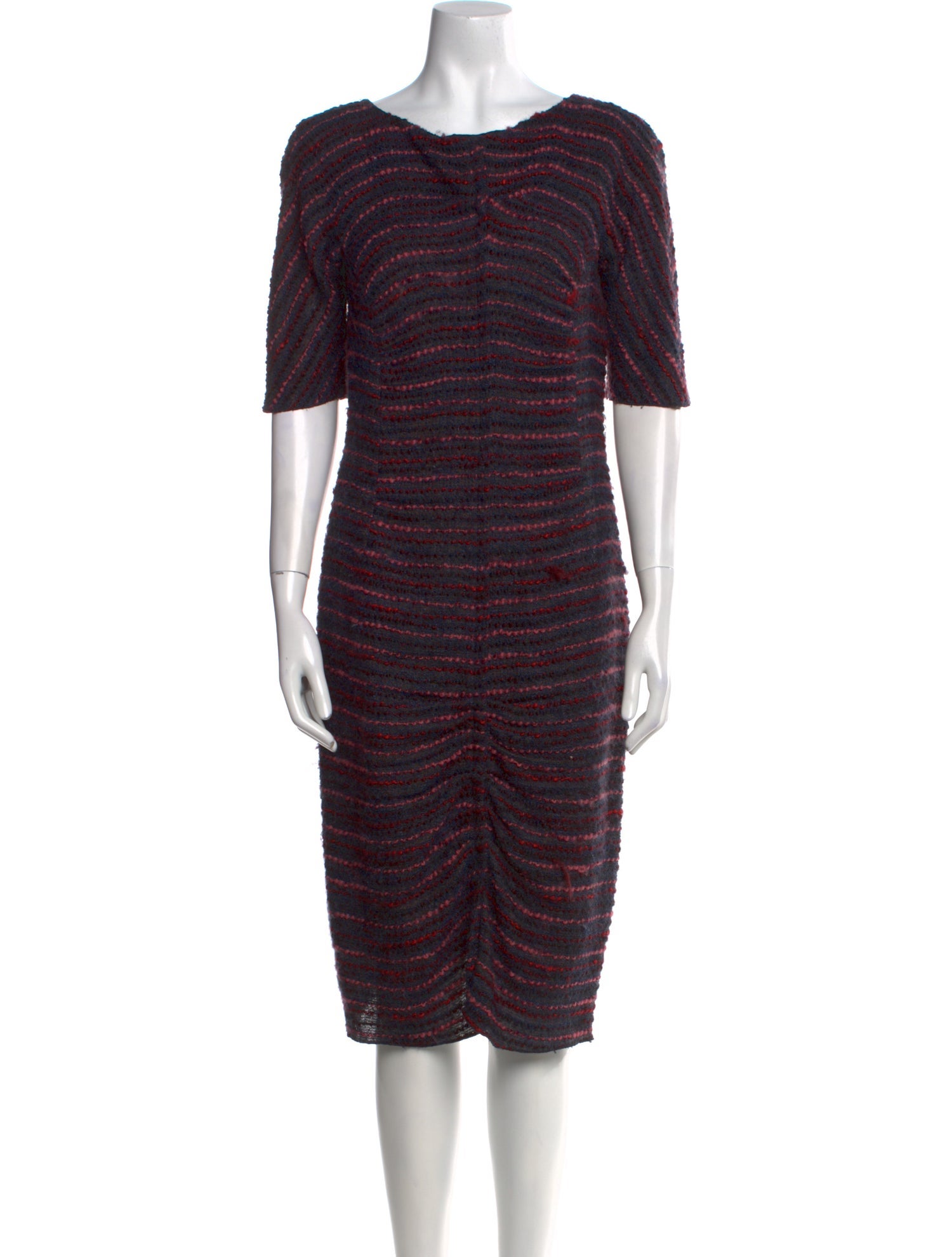 Nina Ricci Virgin Wool Midi Length Dress