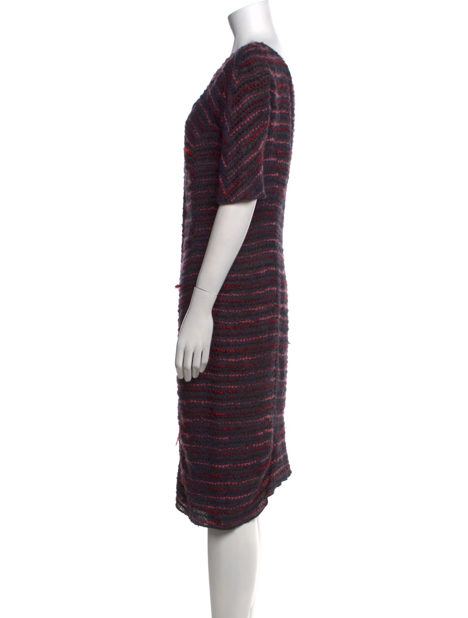 Nina Ricci Virgin Wool Midi Length Dress