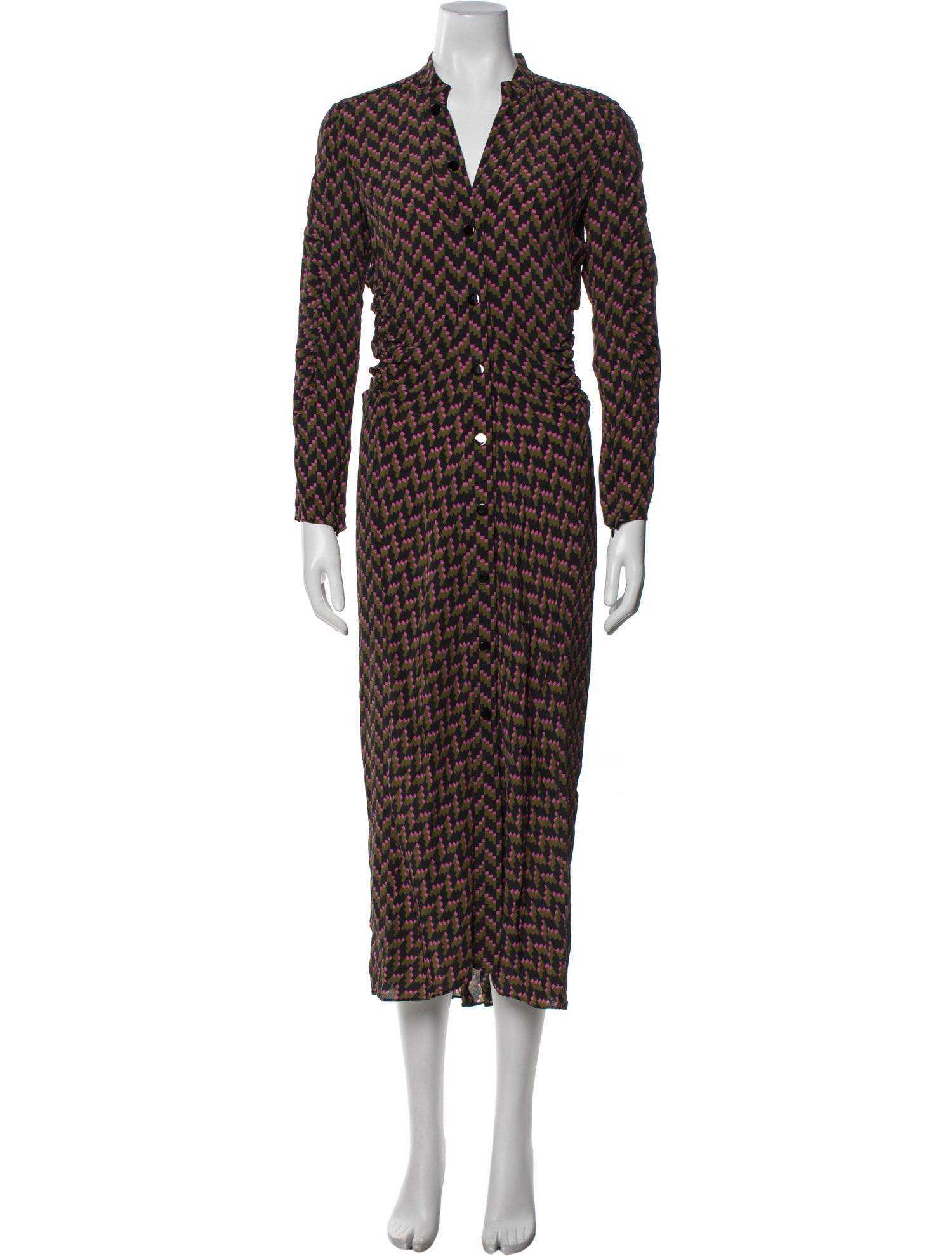 Nina Ricci Printed Long Dress