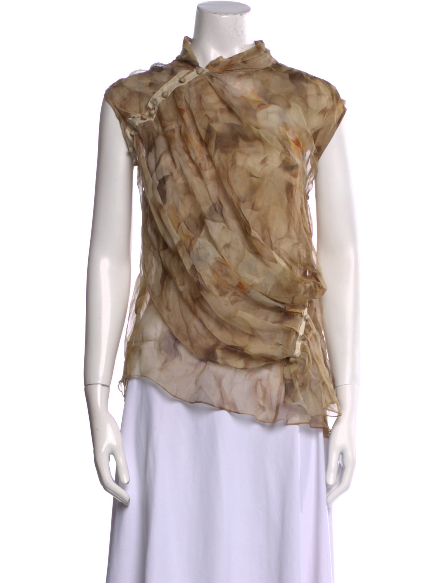 Nina Ricci Silk Printed Blouse