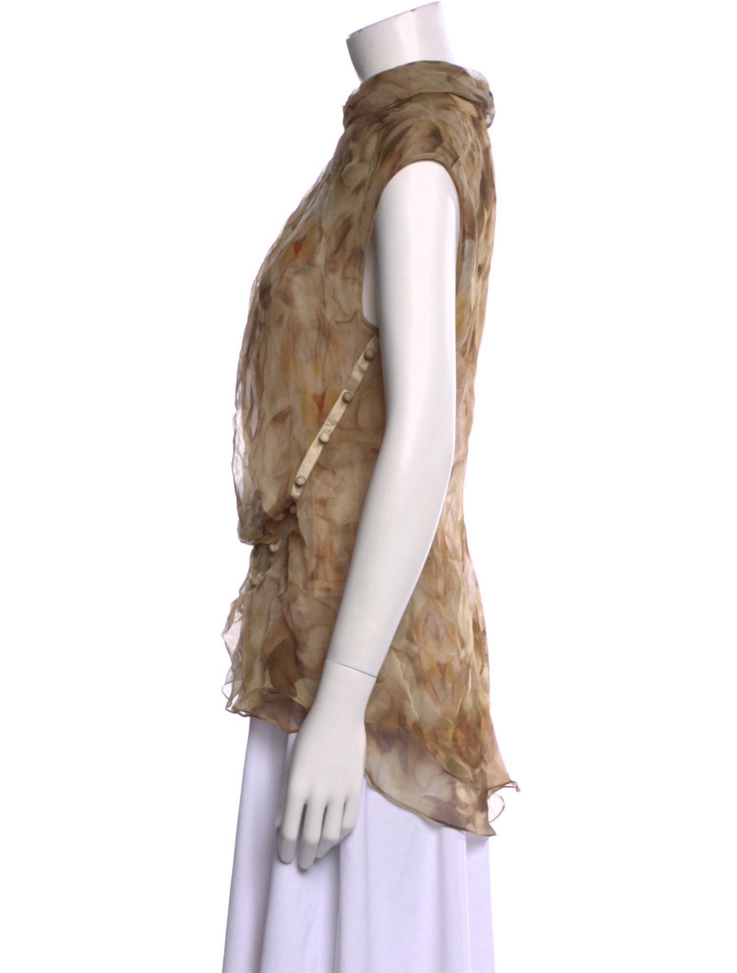 Nina Ricci Silk Printed Blouse