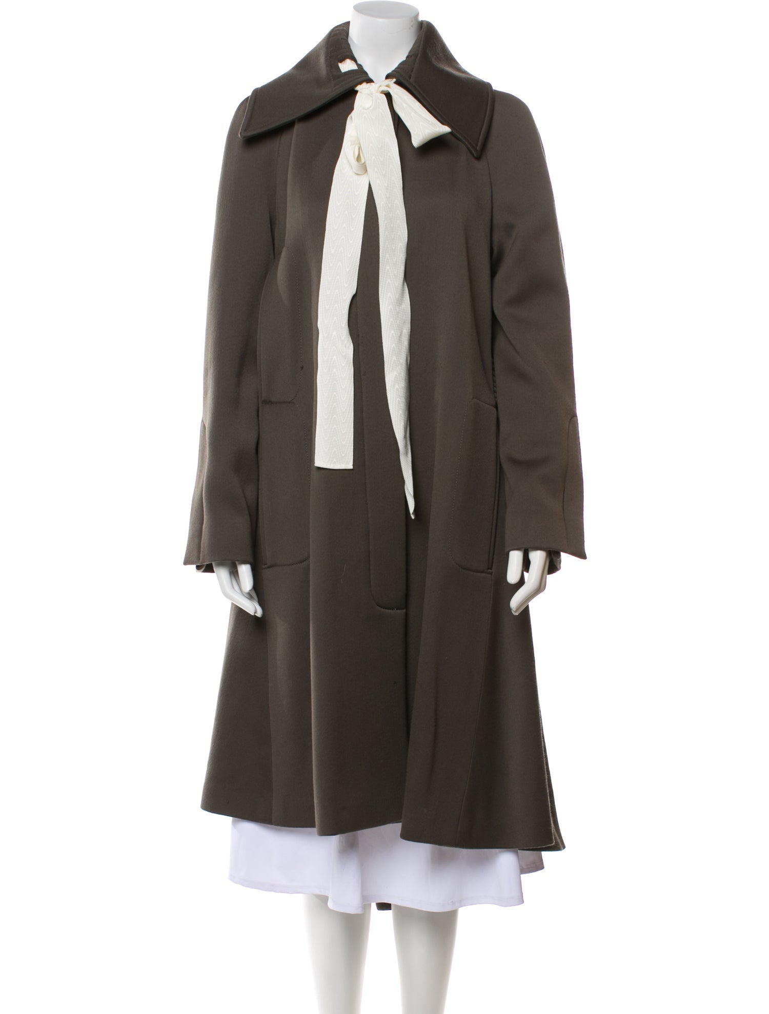 Nina Ricci Virgin Wool Trench Coat