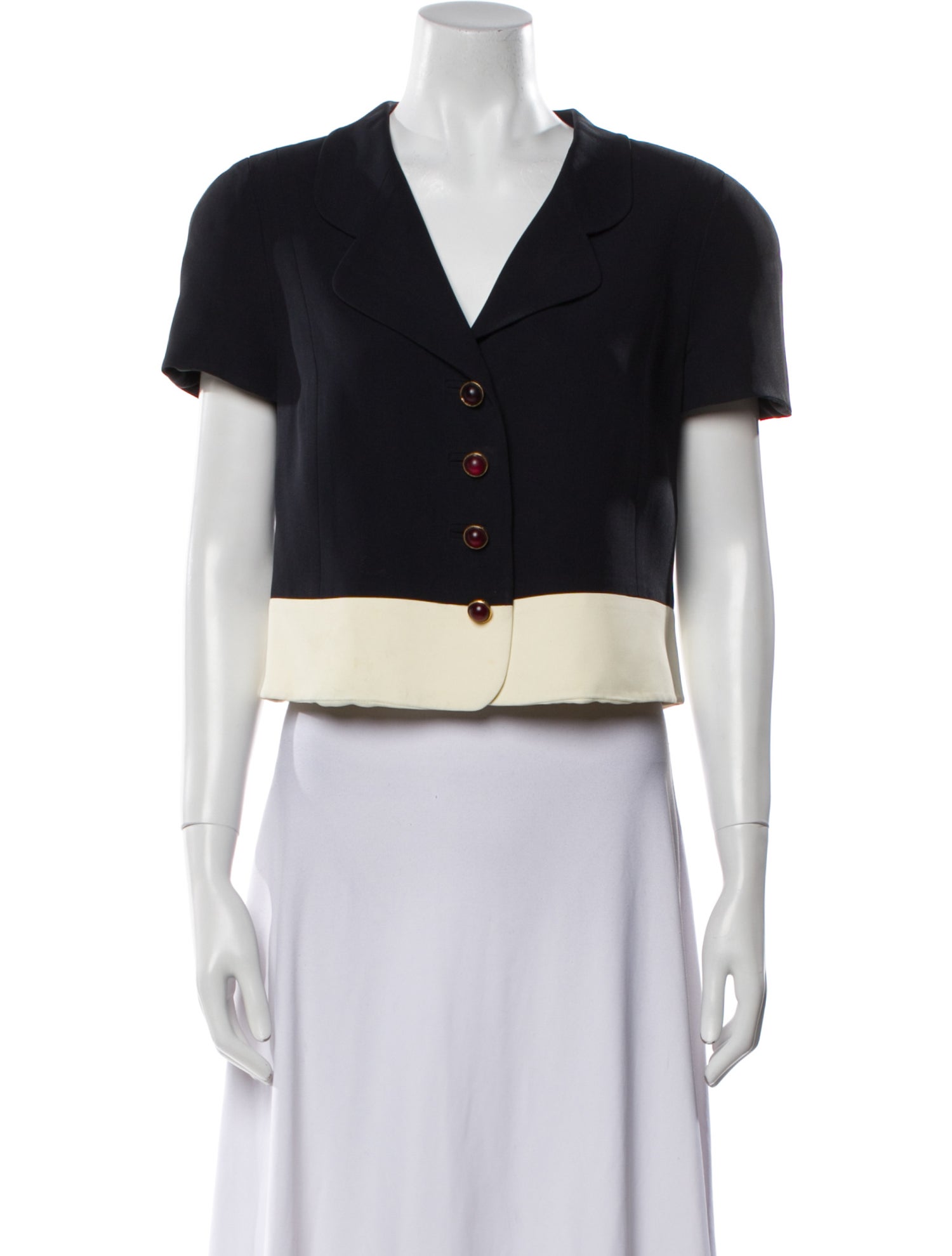 Nina Ricci Colorblock Pattern Jacket