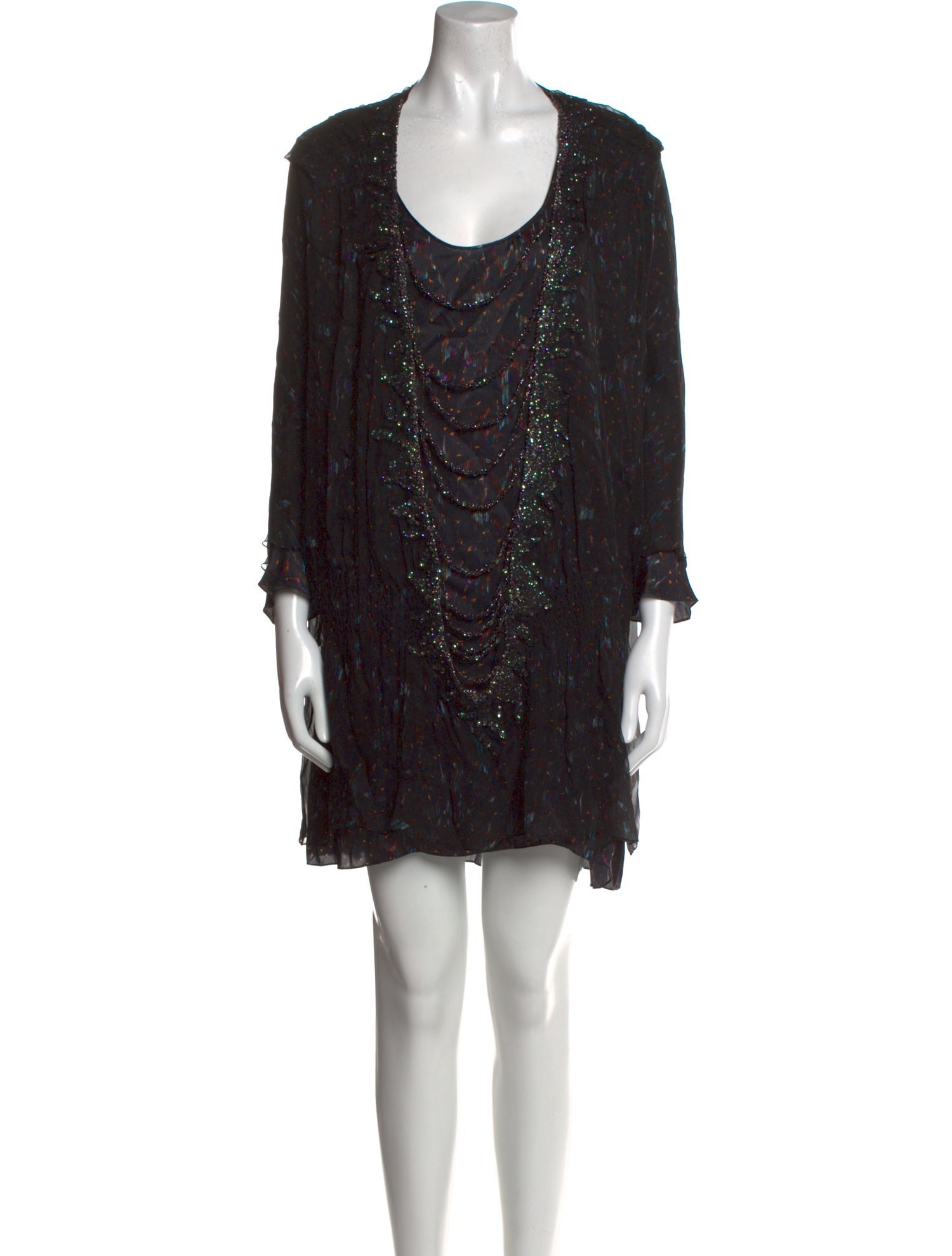 Nina Ricci Silk Knee-Length Dress