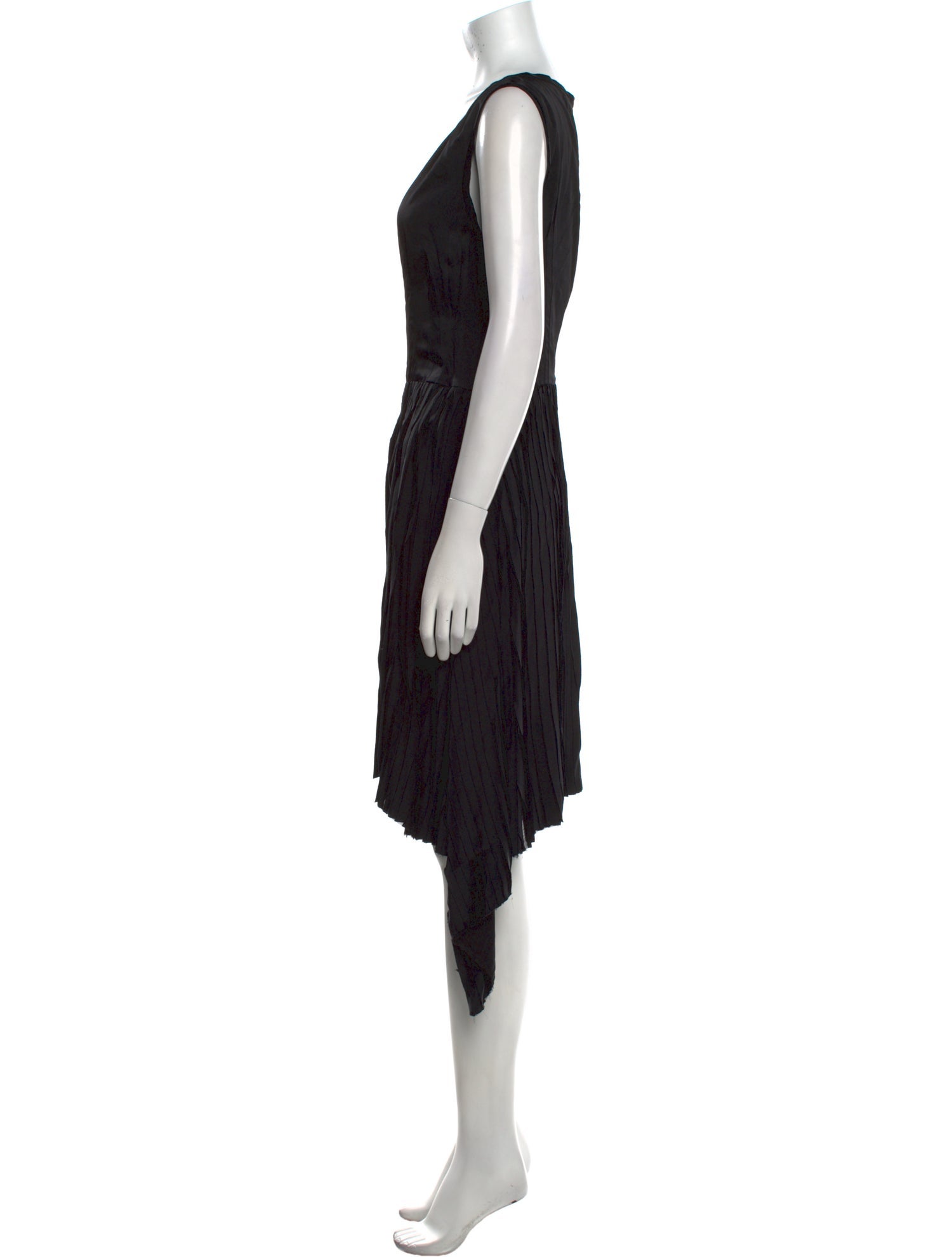 Nina Ricci V-Neck Knee-Length Dress