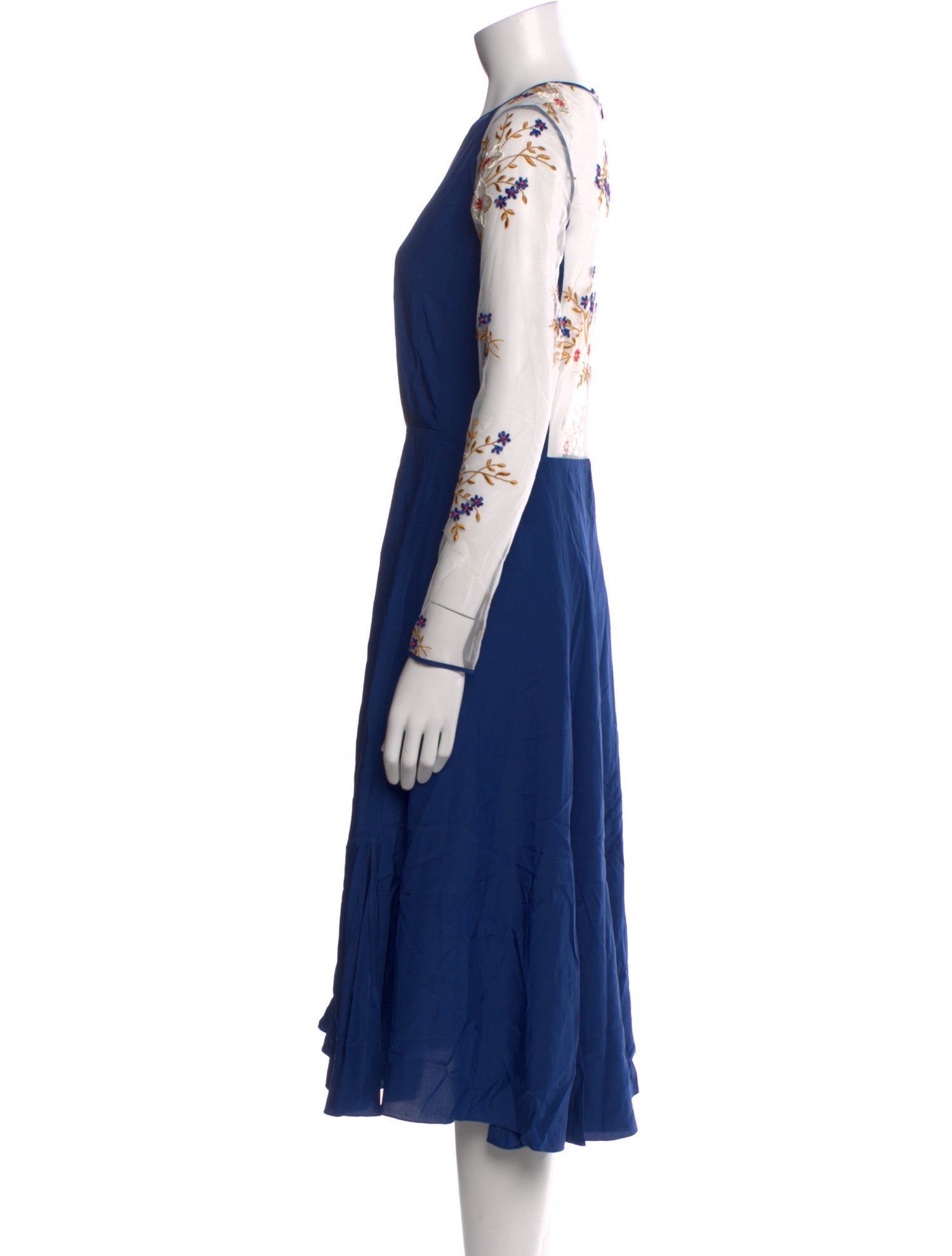 Nina Ricci Silk Midi Length Dress