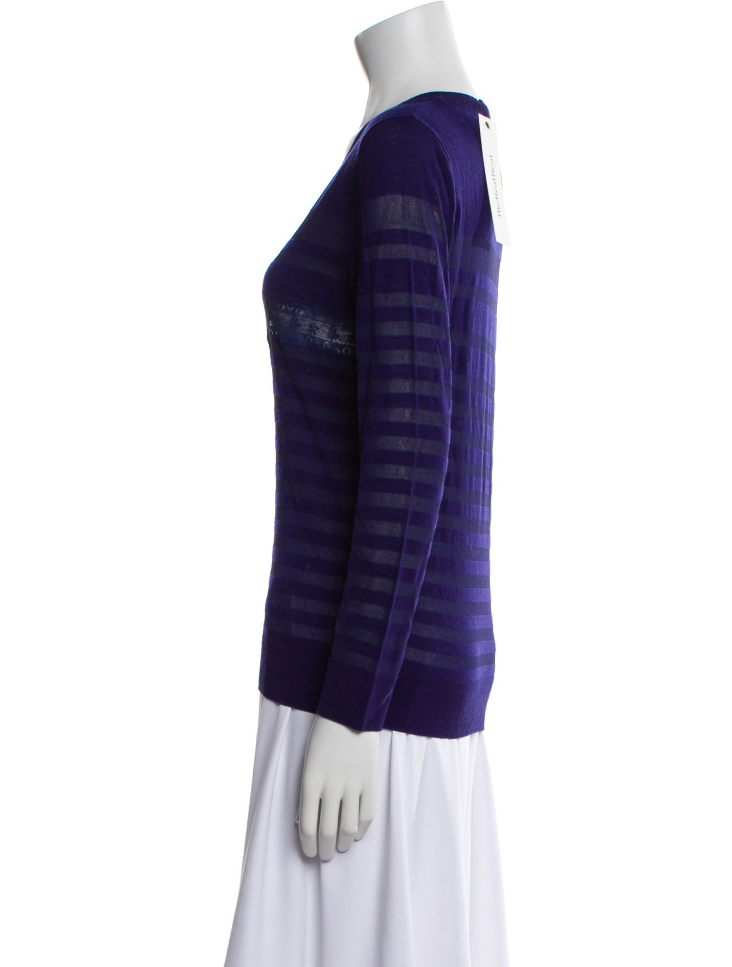 Nina Ricci Wool Striped Sweater