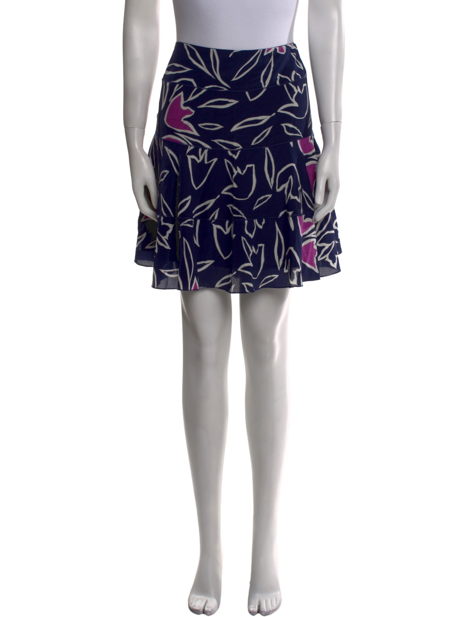 Nina Ricci Silk Mini Skirt