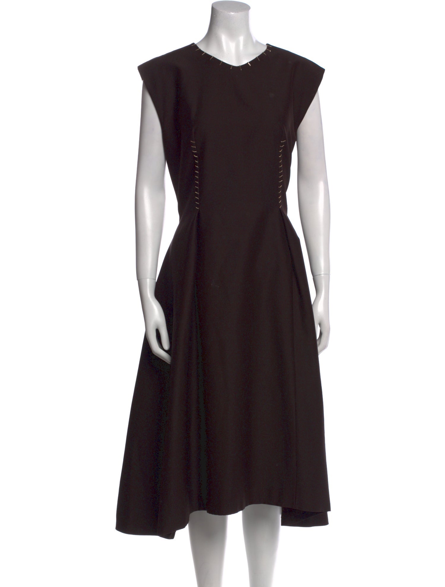 Nina Ricci Wool Midi Length Dress