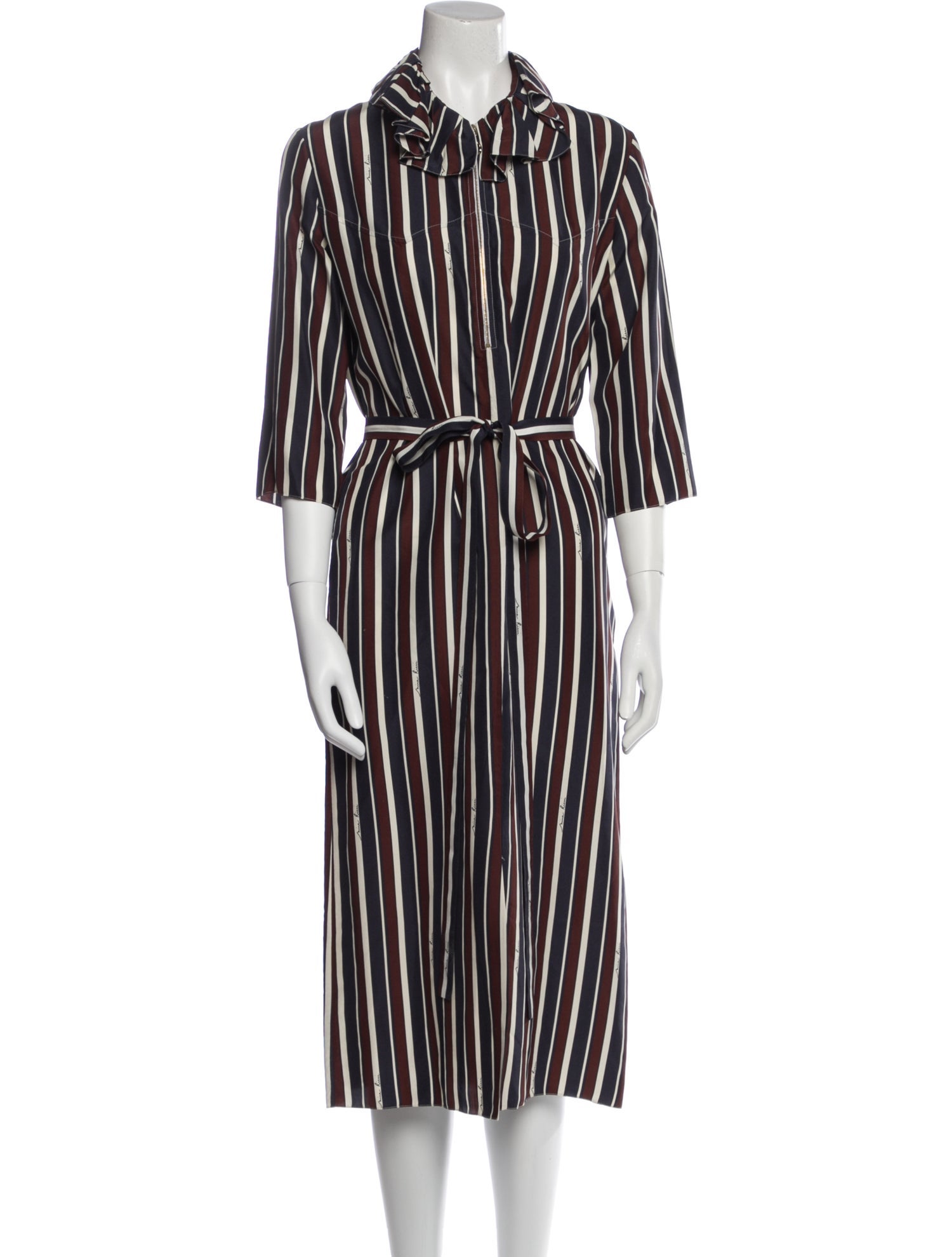 Nina Ricci Silk Midi Length Dress