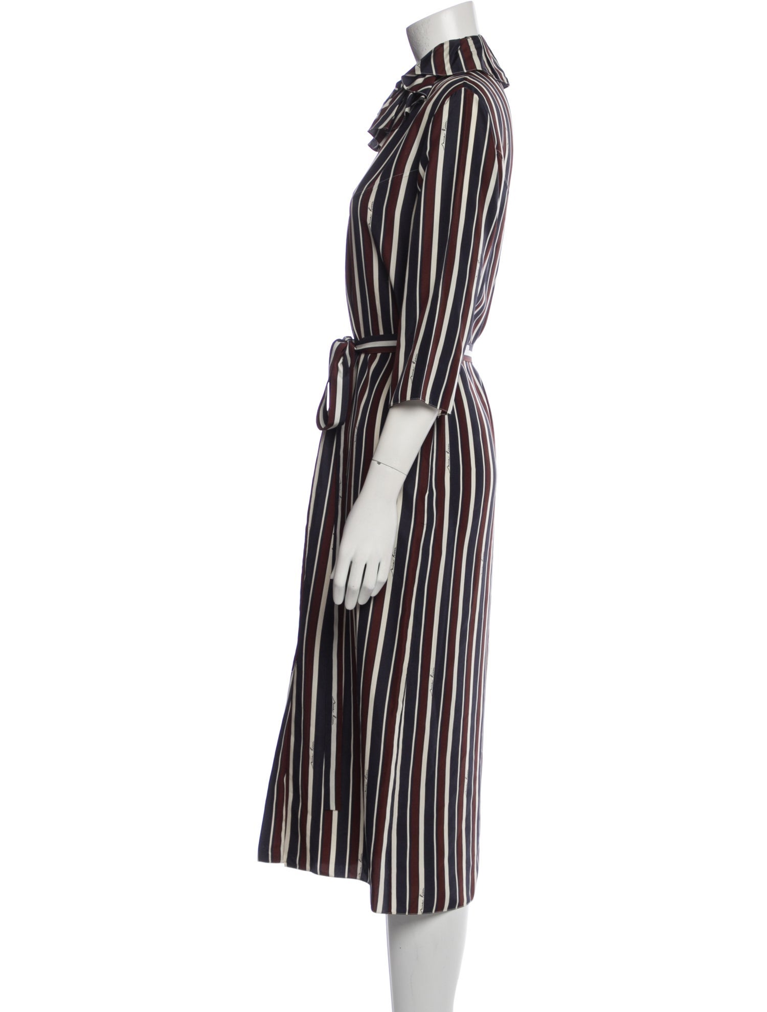 Nina Ricci Silk Midi Length Dress