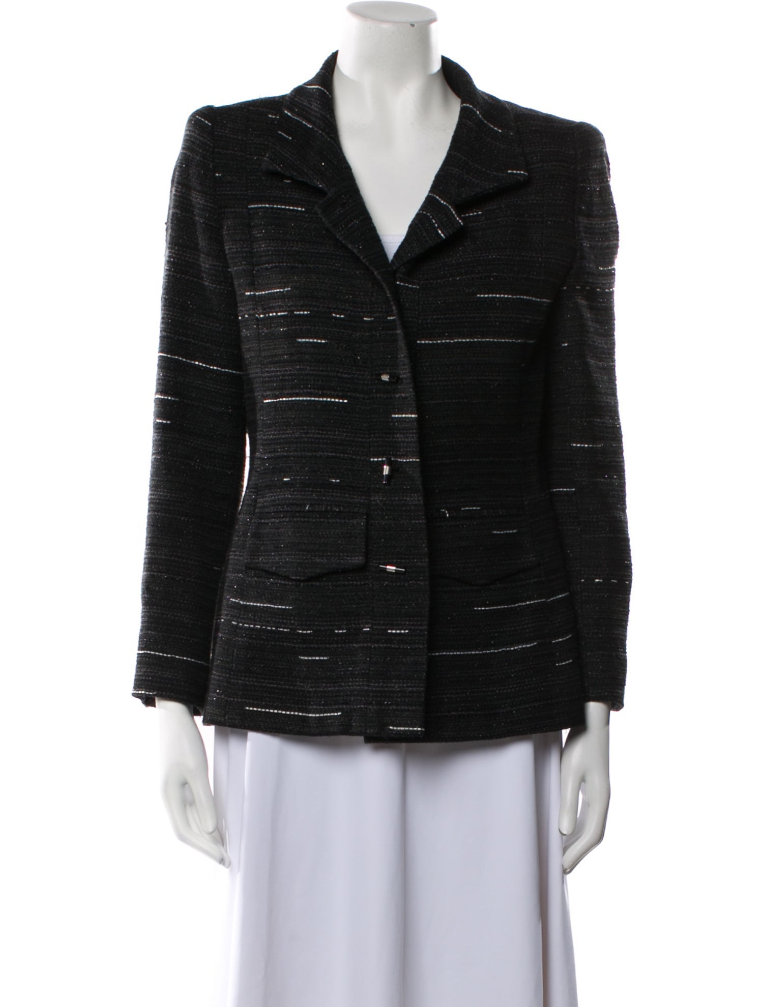 Nina Ricci Tweed Tweed Pattern Blazer