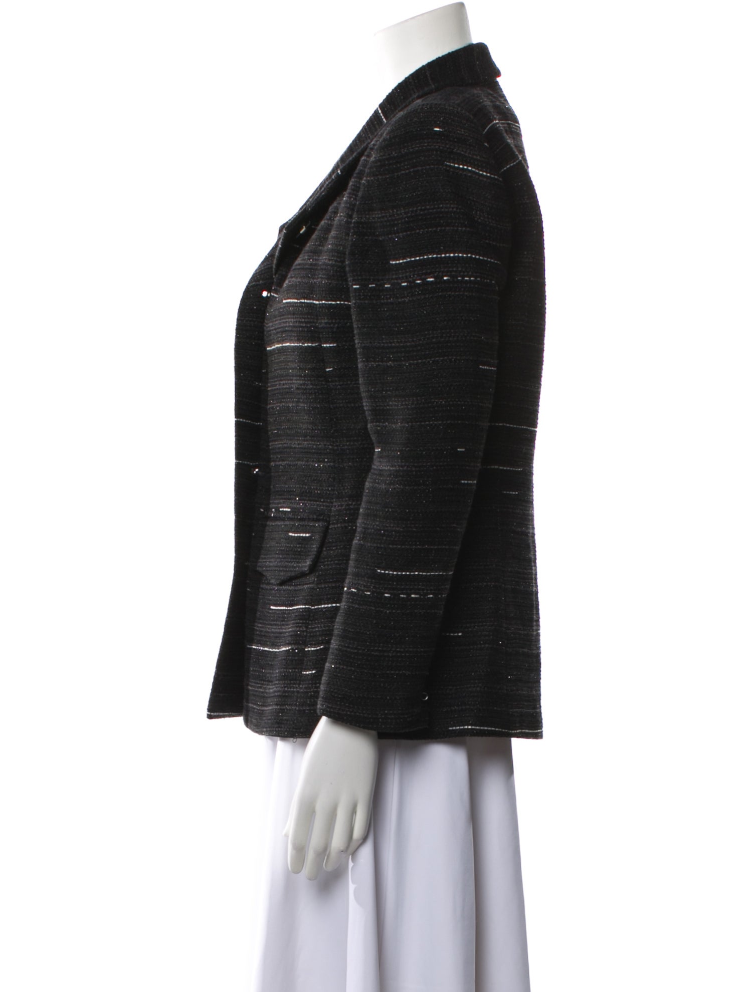 Nina Ricci Tweed Tweed Pattern Blazer