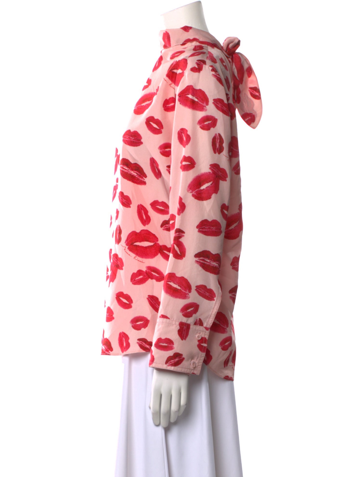 Nina Ricci Silk Printed Blouse