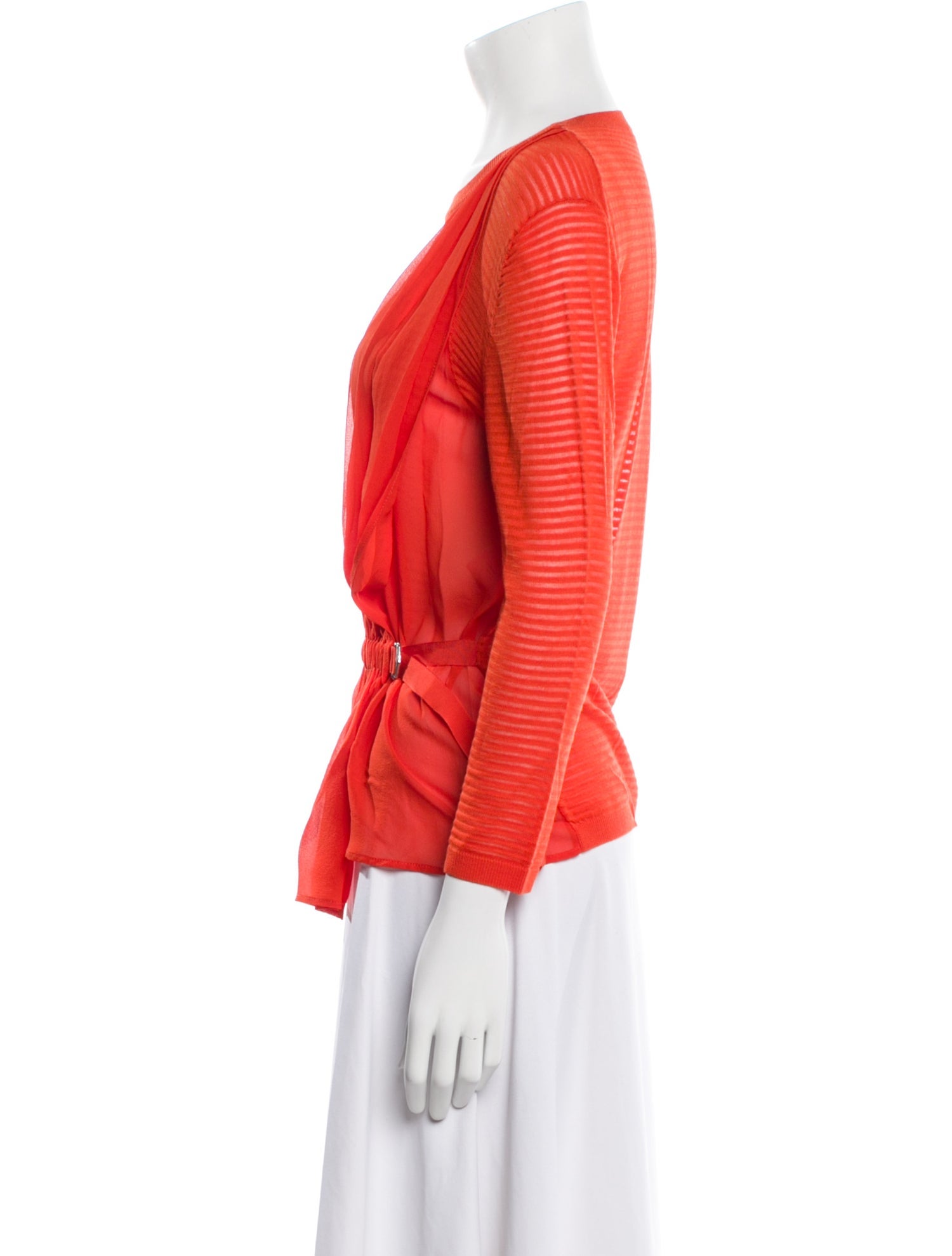 Nina Ricci Wool Crew Neck Blouse