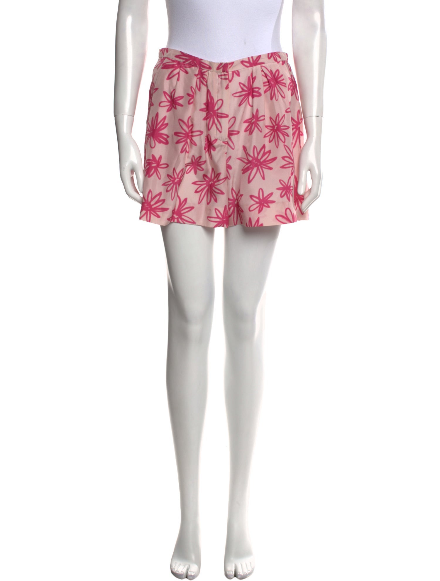 Nina Ricci Silk Mini Shorts