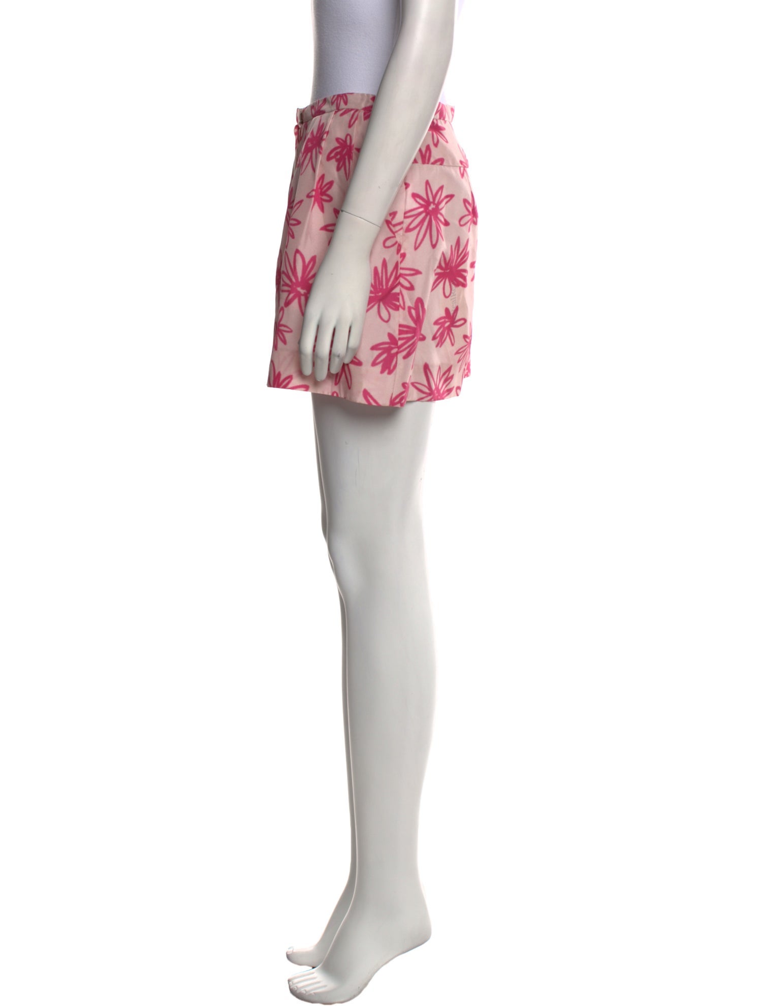 Nina Ricci Silk Mini Shorts