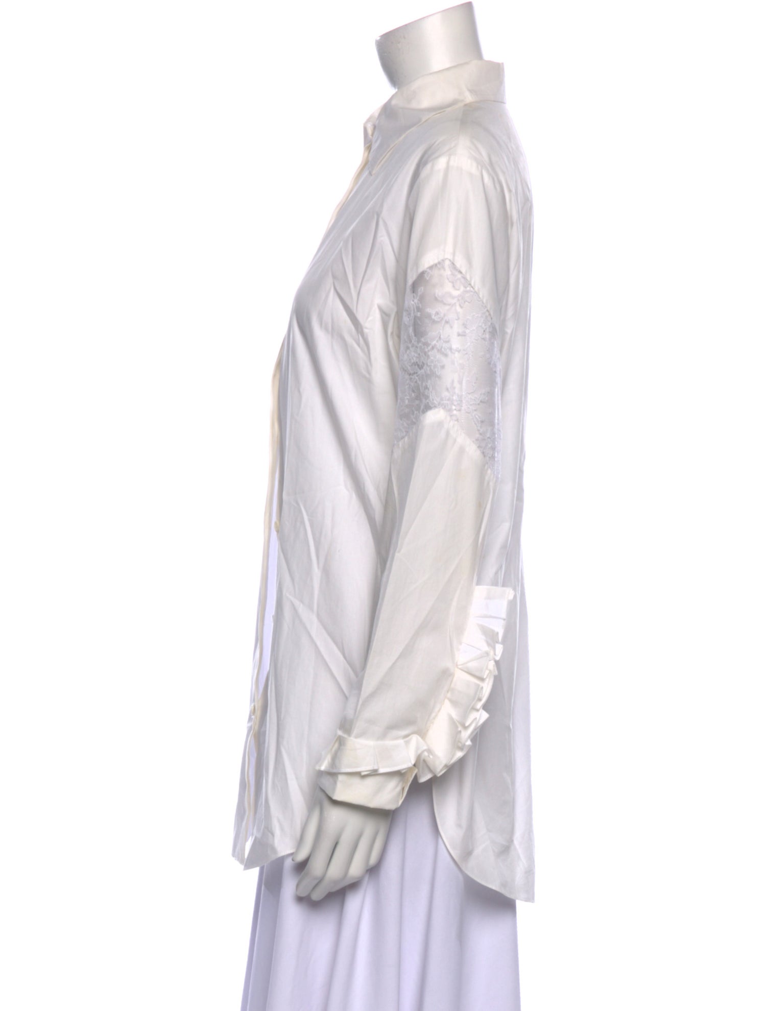 Nina Ricci Long Sleeve Button-Up Top