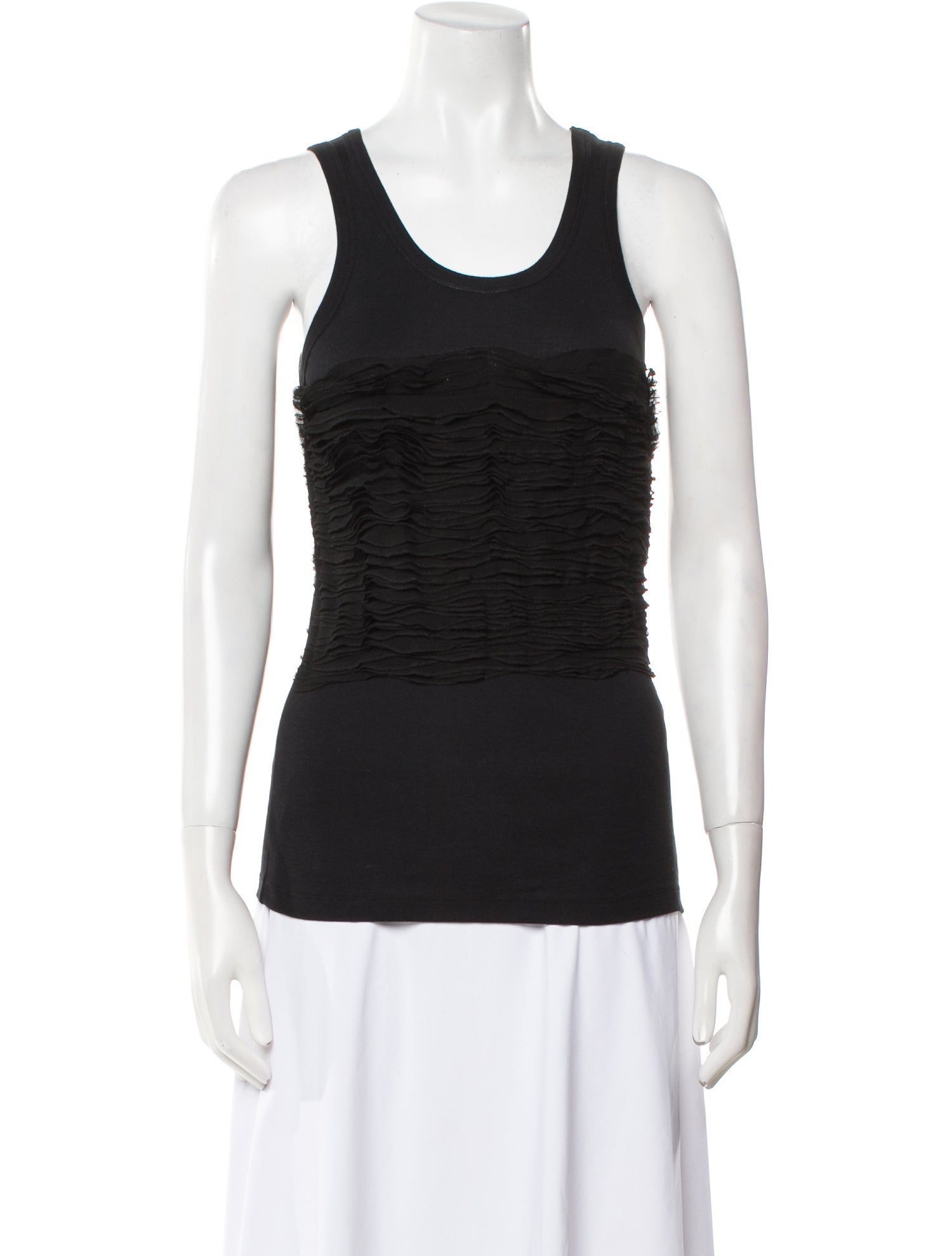 Nina Ricci Scoop Neck Sleeveless Top